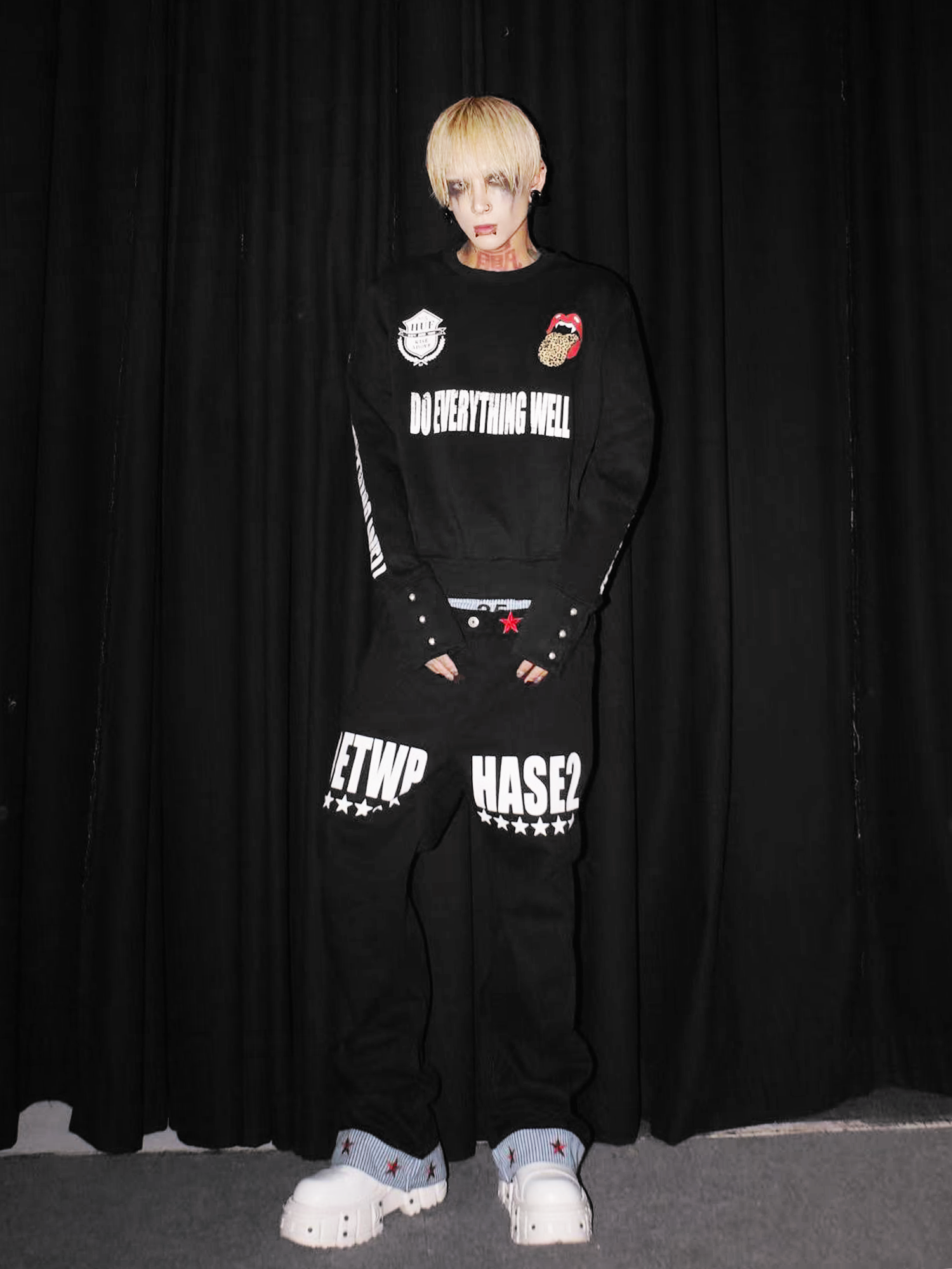 Leopard Fang Rebel Tongue Sweatshirt