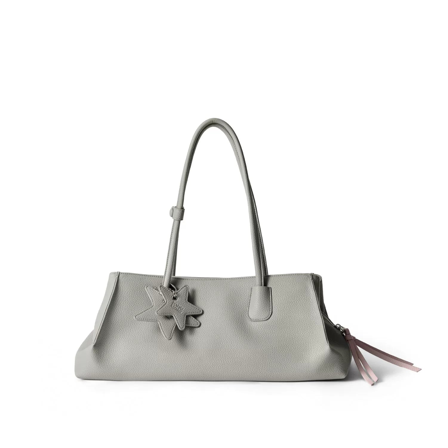 Star-Charm Structured Commuter Tote - Rock Cherry Gray / Medium
