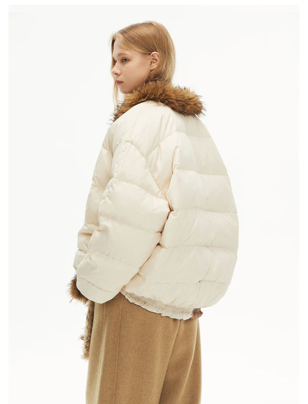 Cosmic Kitty Faux Fur Embrace Bomber