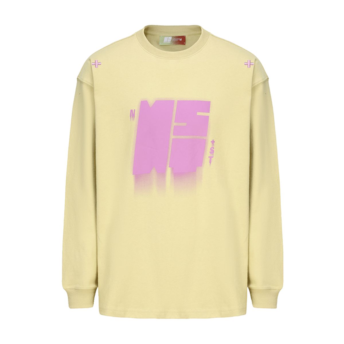 Smudge Logo Long Sleeve Tee - chiclara