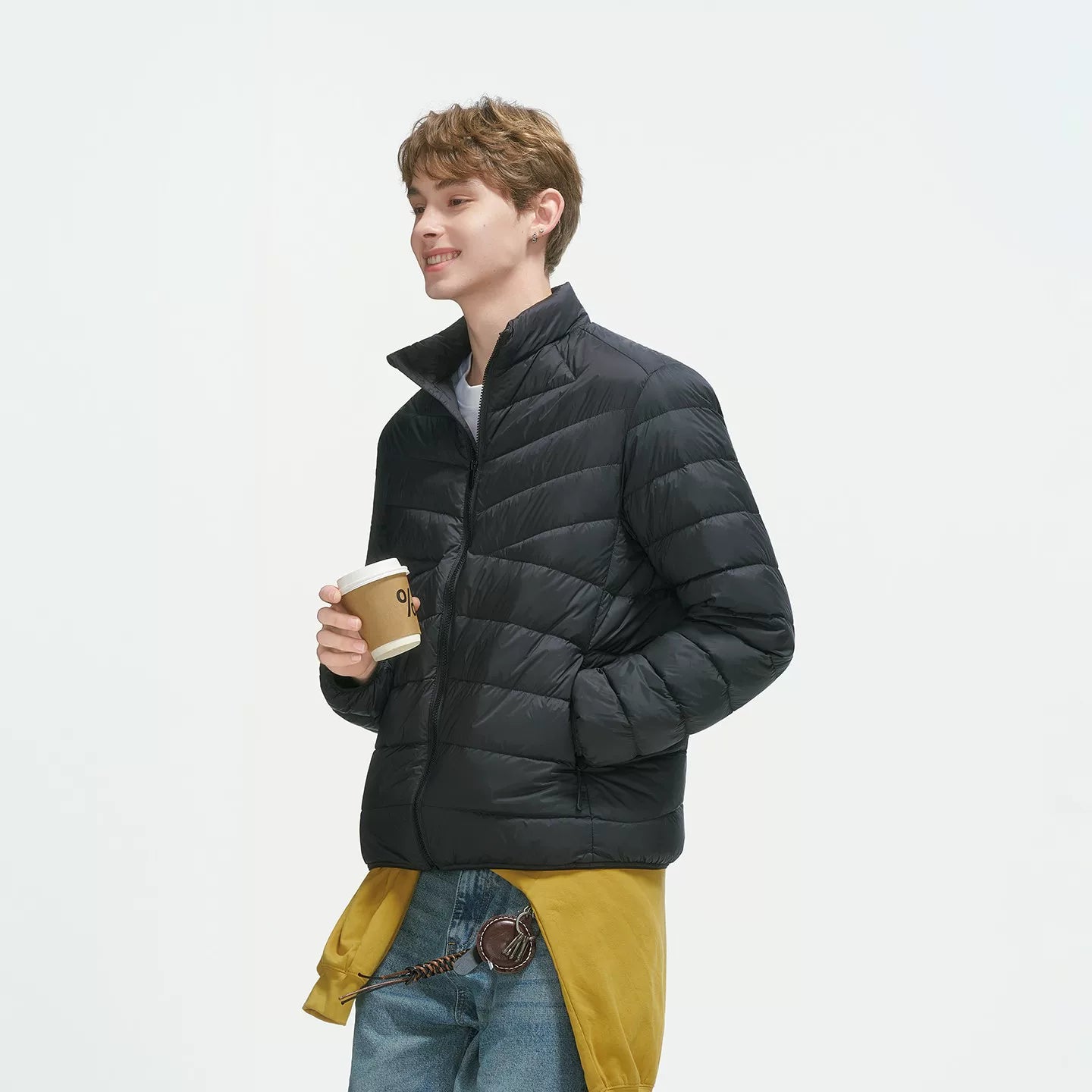 Frostbeam Dual-Tone Puffer Hoodie