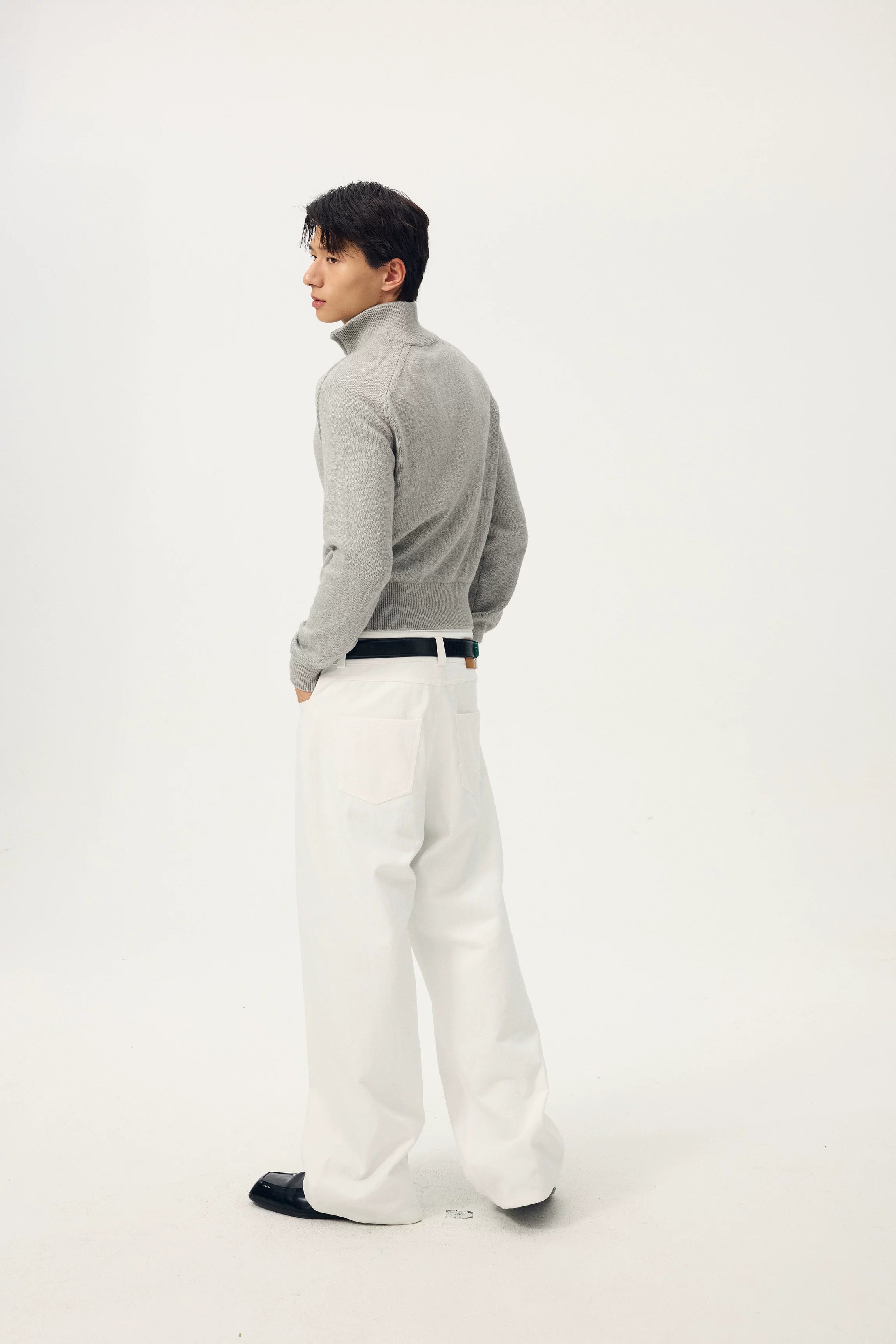 Ivory Poise Wide Trousers