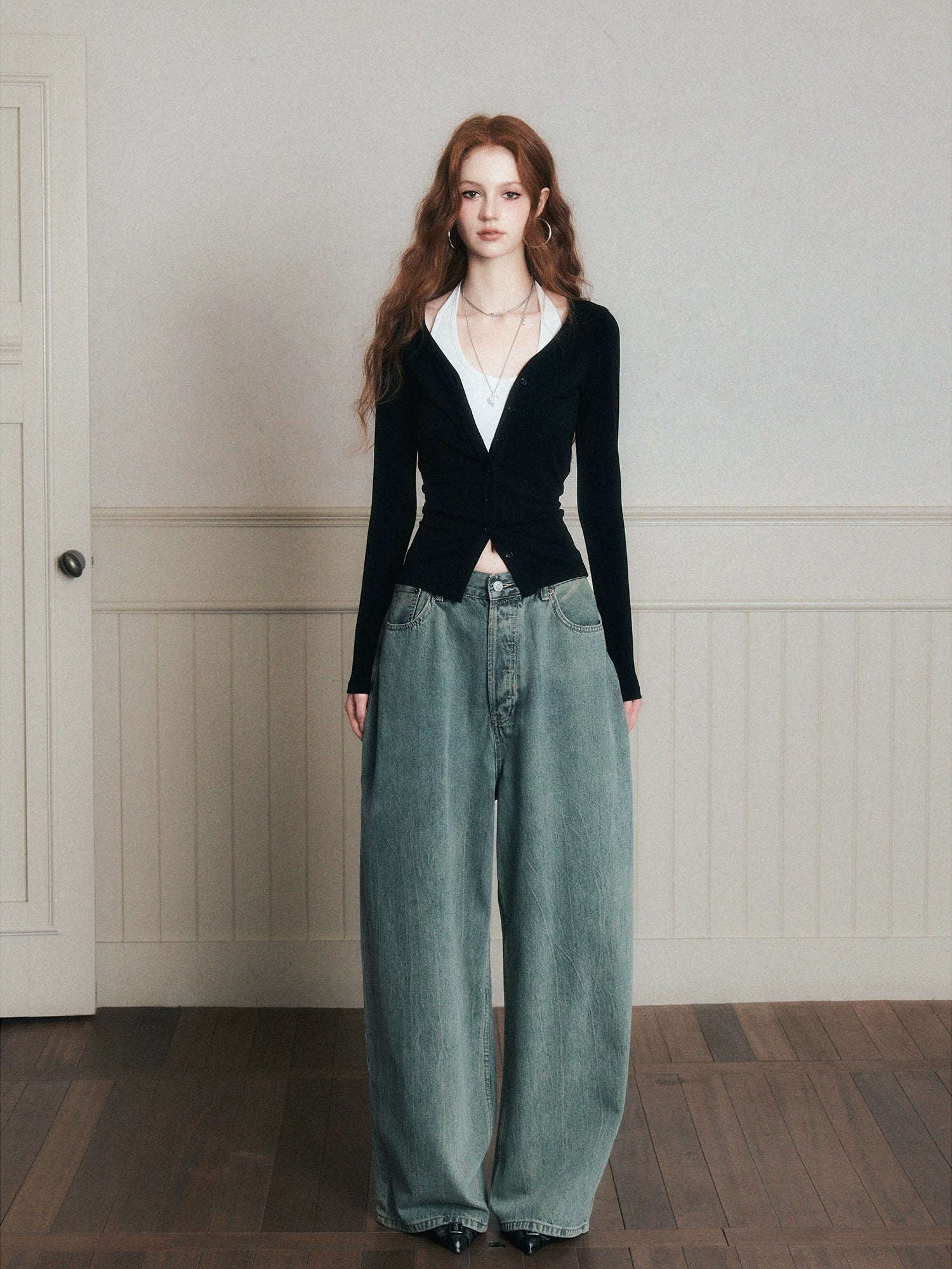 Vintage Drift Wide-Leg Jeans