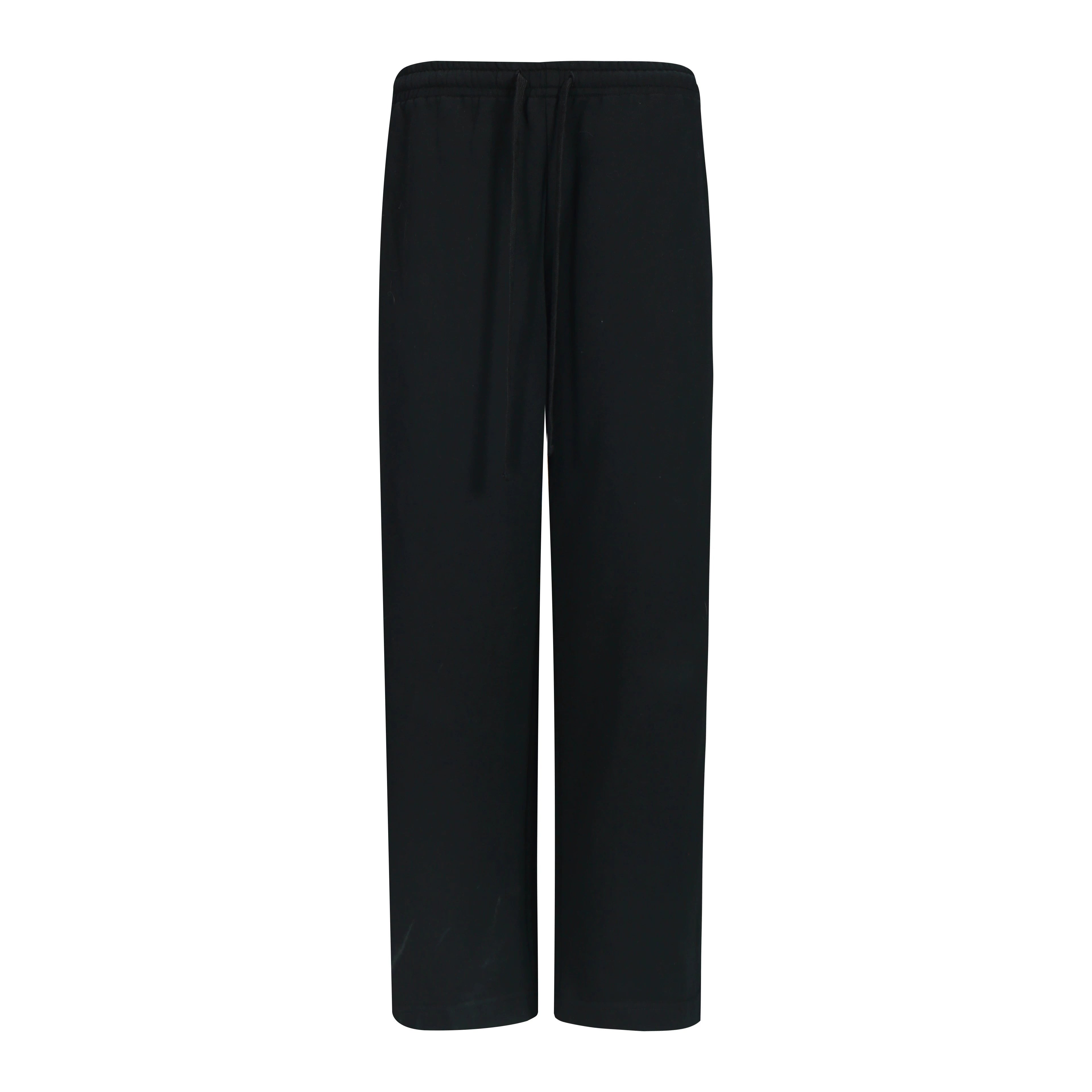 Loose-Fit Drawstring Straight-Leg Athletic Pants