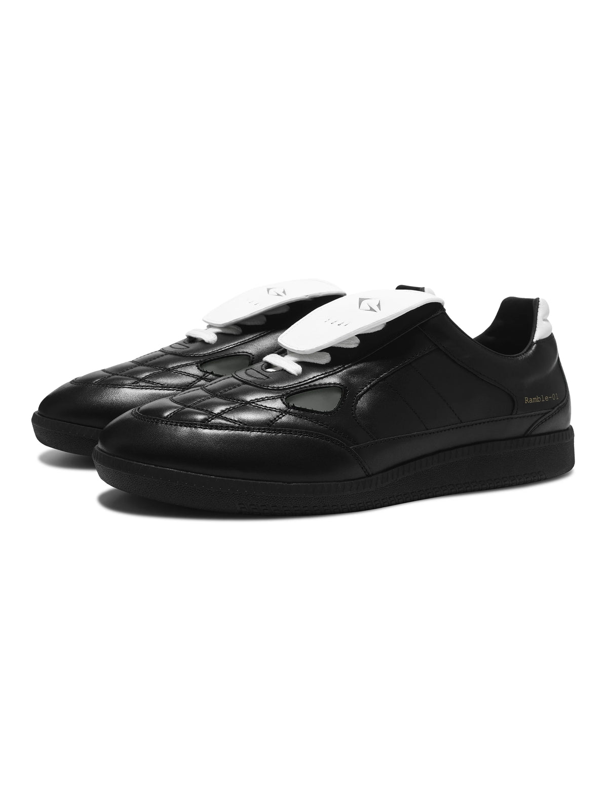 Ramble Retro Suede-Trim Sneakers