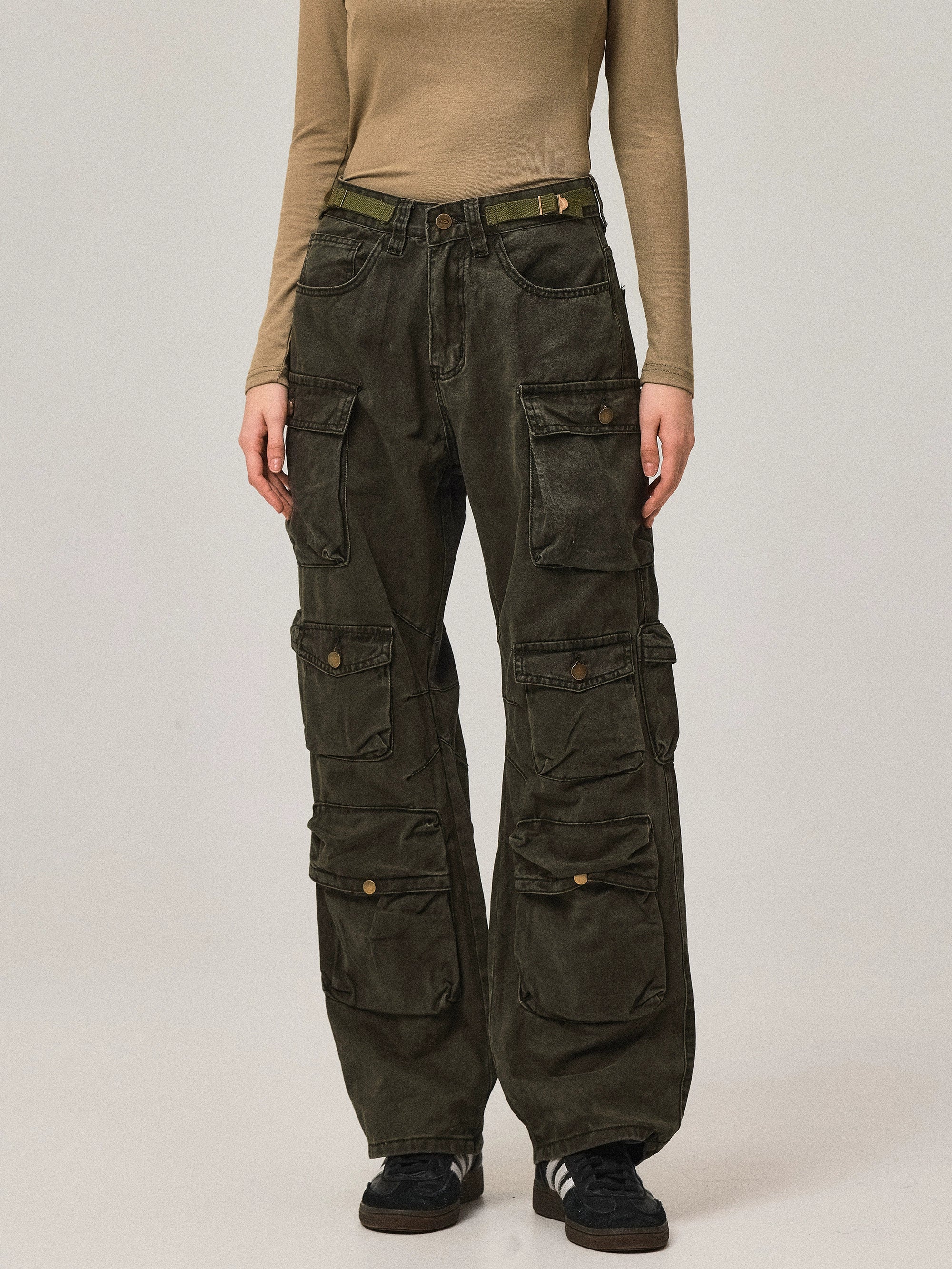 Hip-Hop Loose Casual Wide-Leg Pants