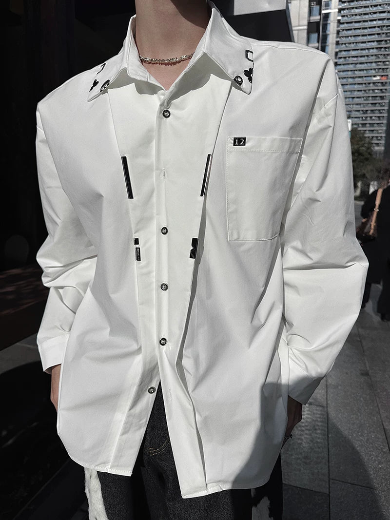 Circuit Sigil Spliced Poplin Shirt