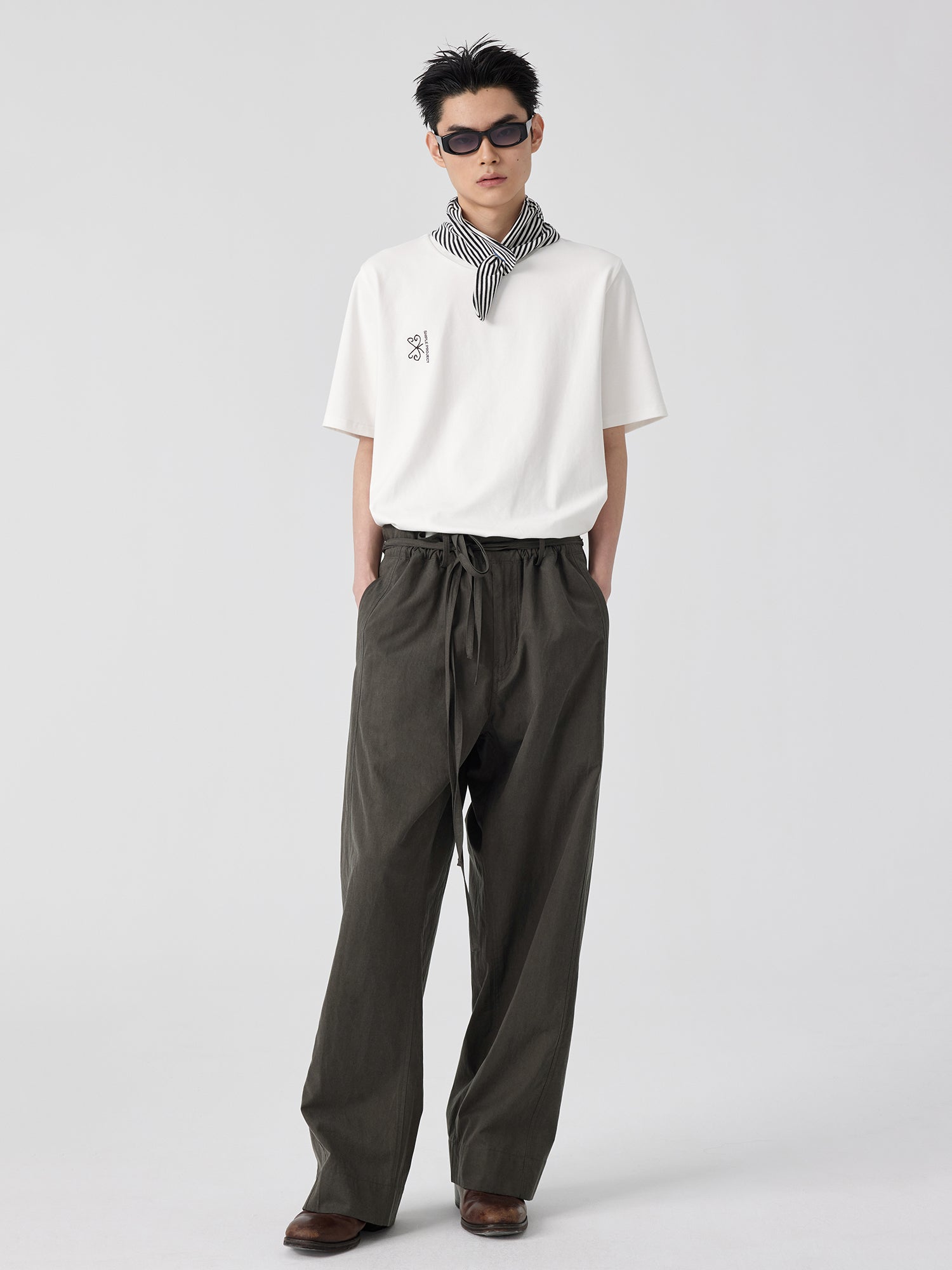 Six-Pocket Pleated Kendo Pants