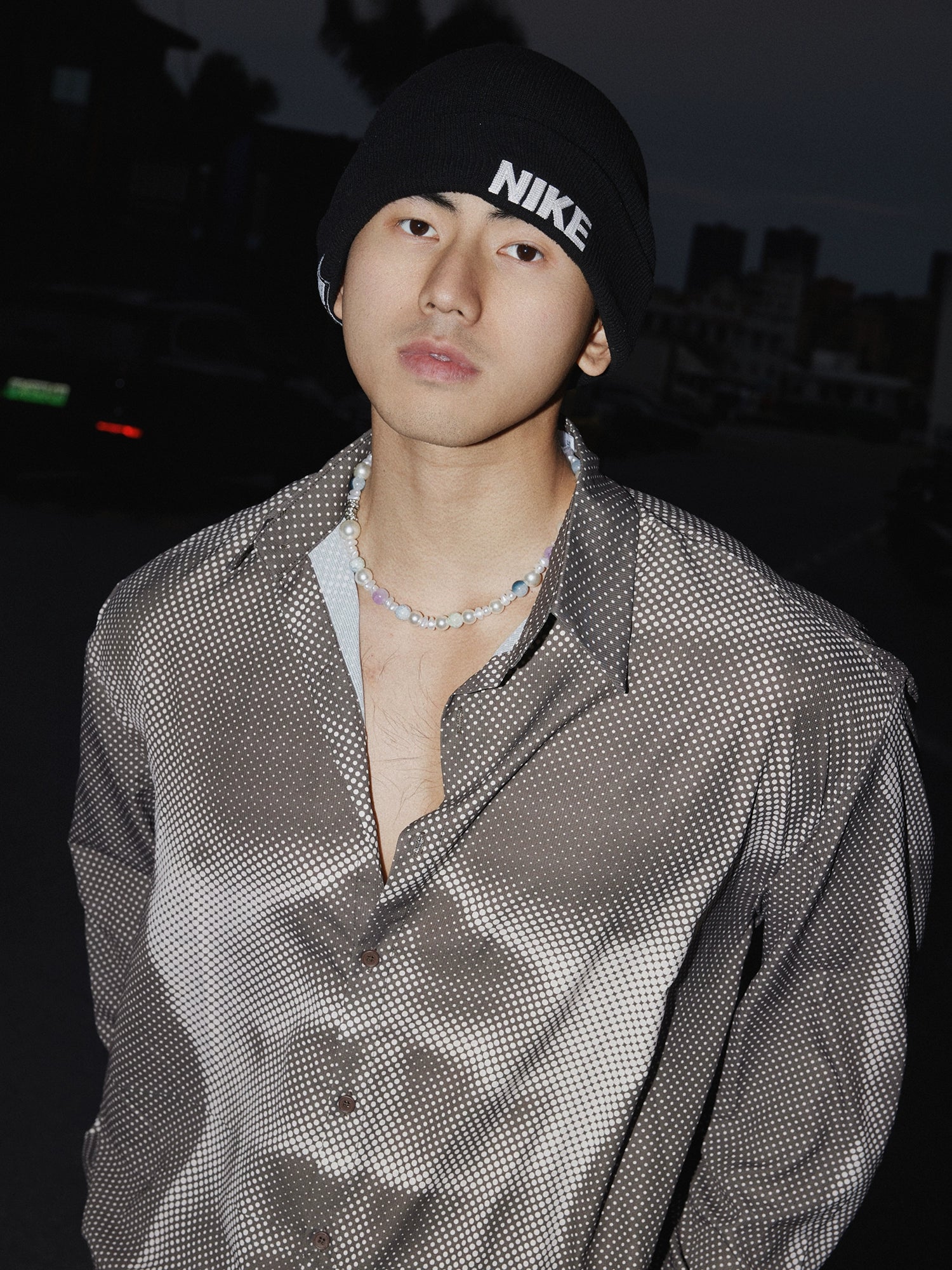 Muscle Optical Illusion Print Shirt