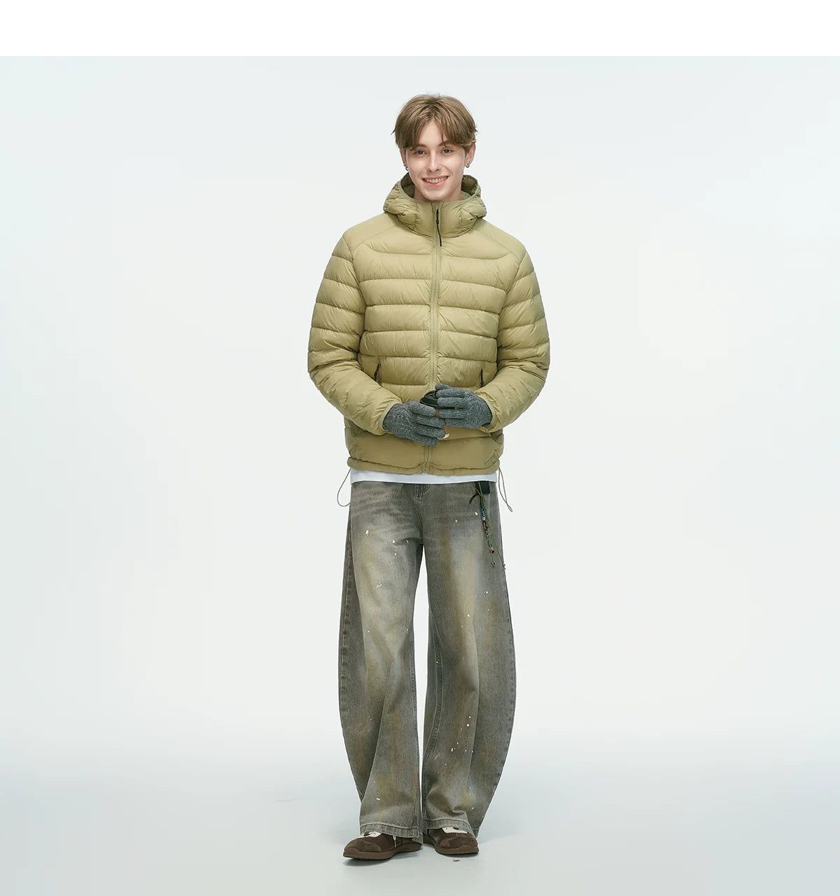 Frostbeam Dual-Tone Puffer Hoodie