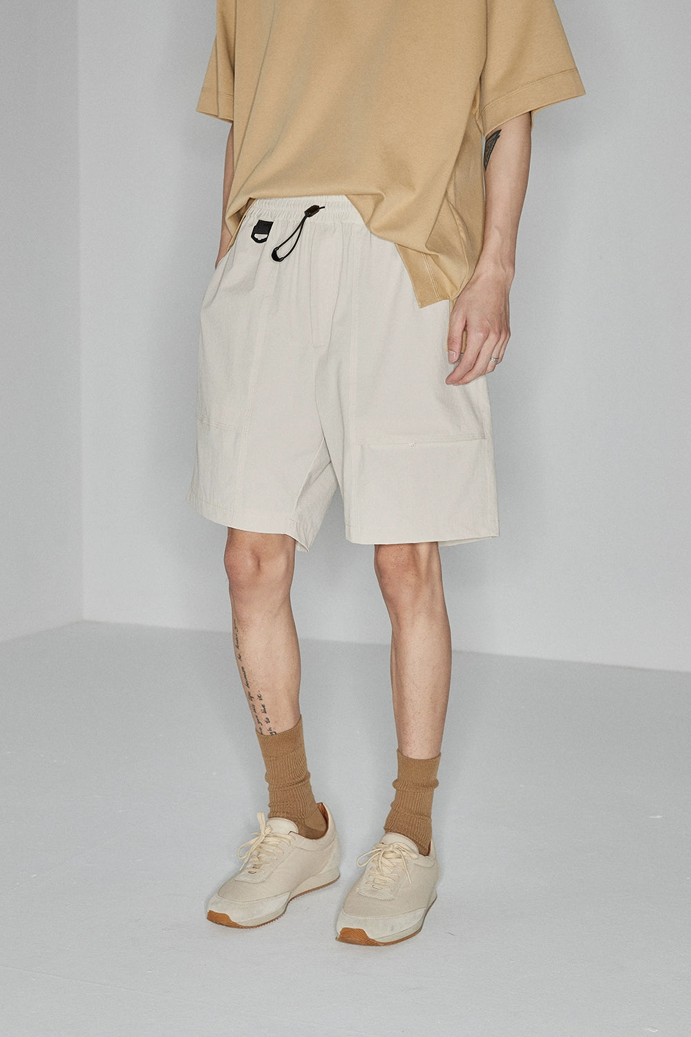 Drawstring Chino Shorts