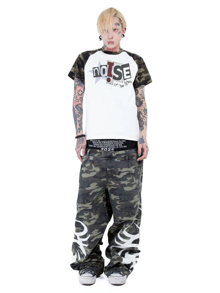 Camo Noise North Star Tee