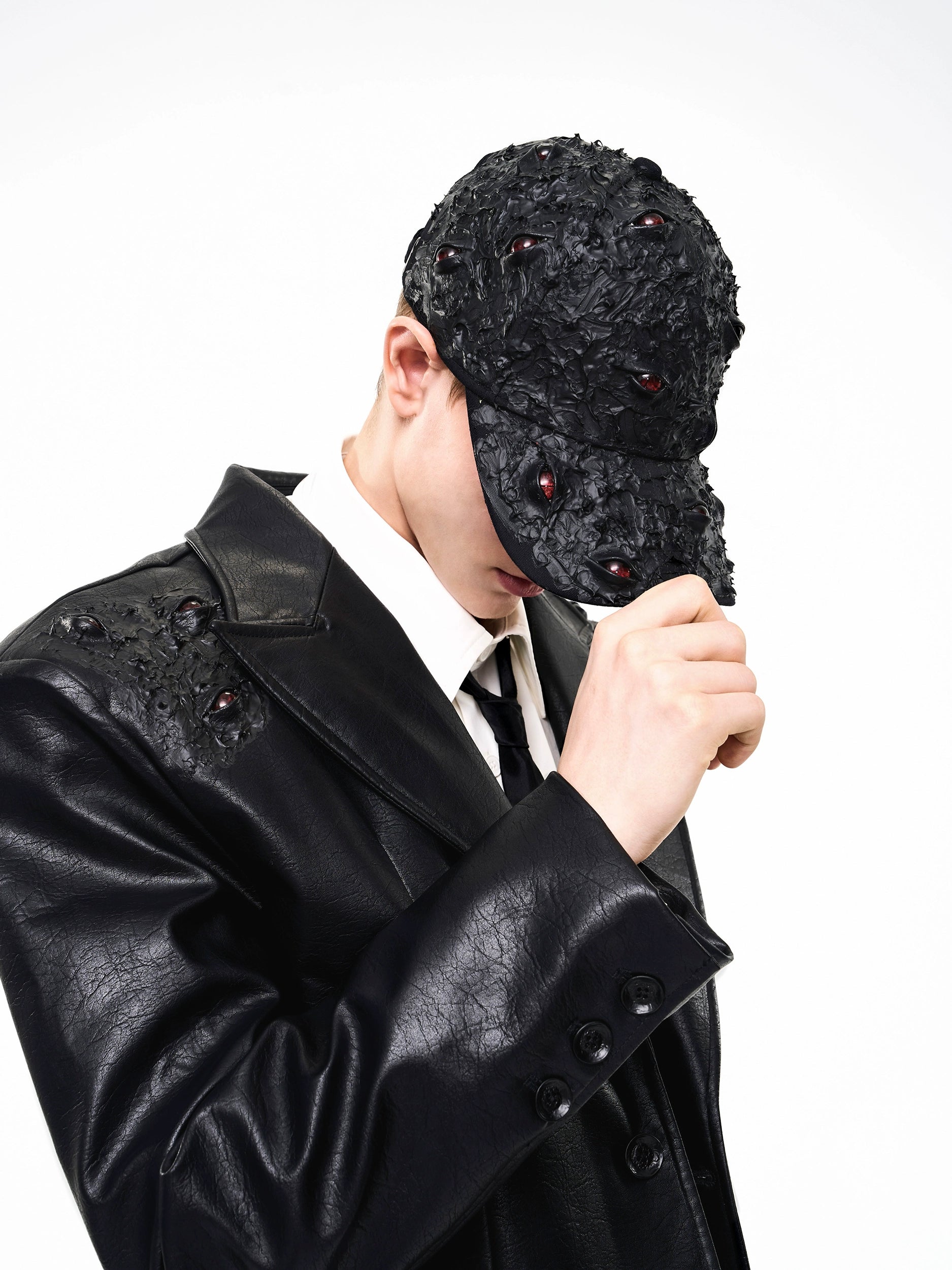 Textured Black Monster Eye Cap