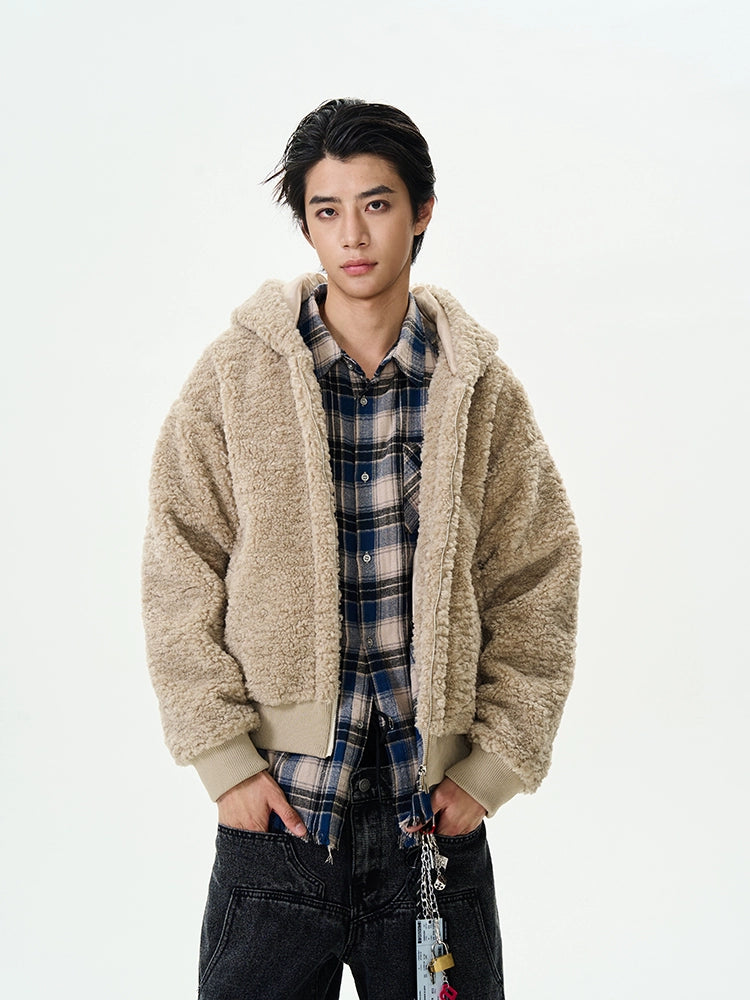 Alpine Fleece Hooded Bomber