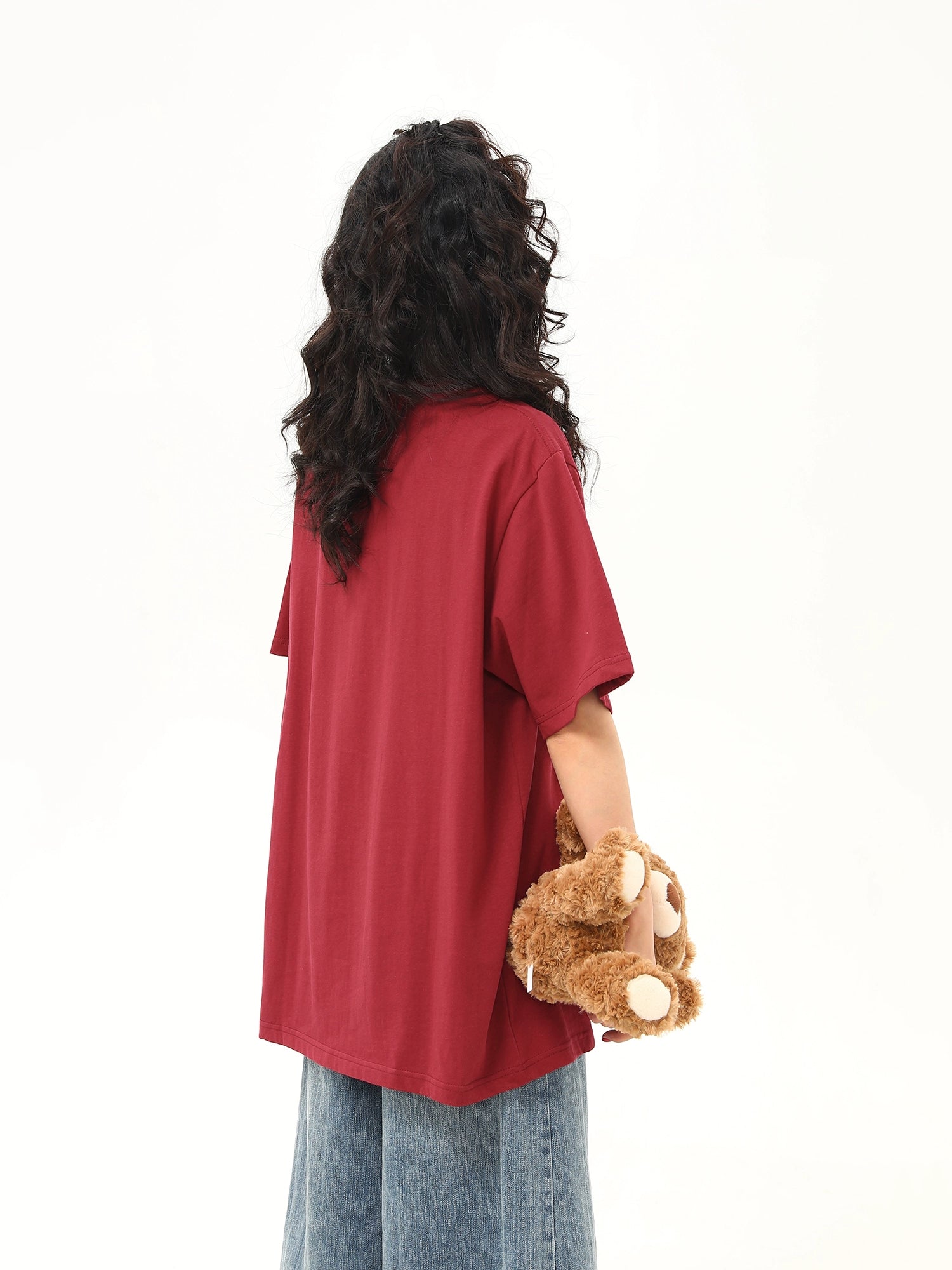 Vibrant Graphic Text Oversized Tee