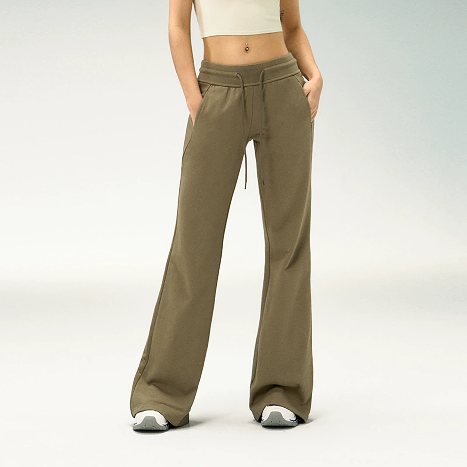 Spicy Flared Slim-fit Sweatpants