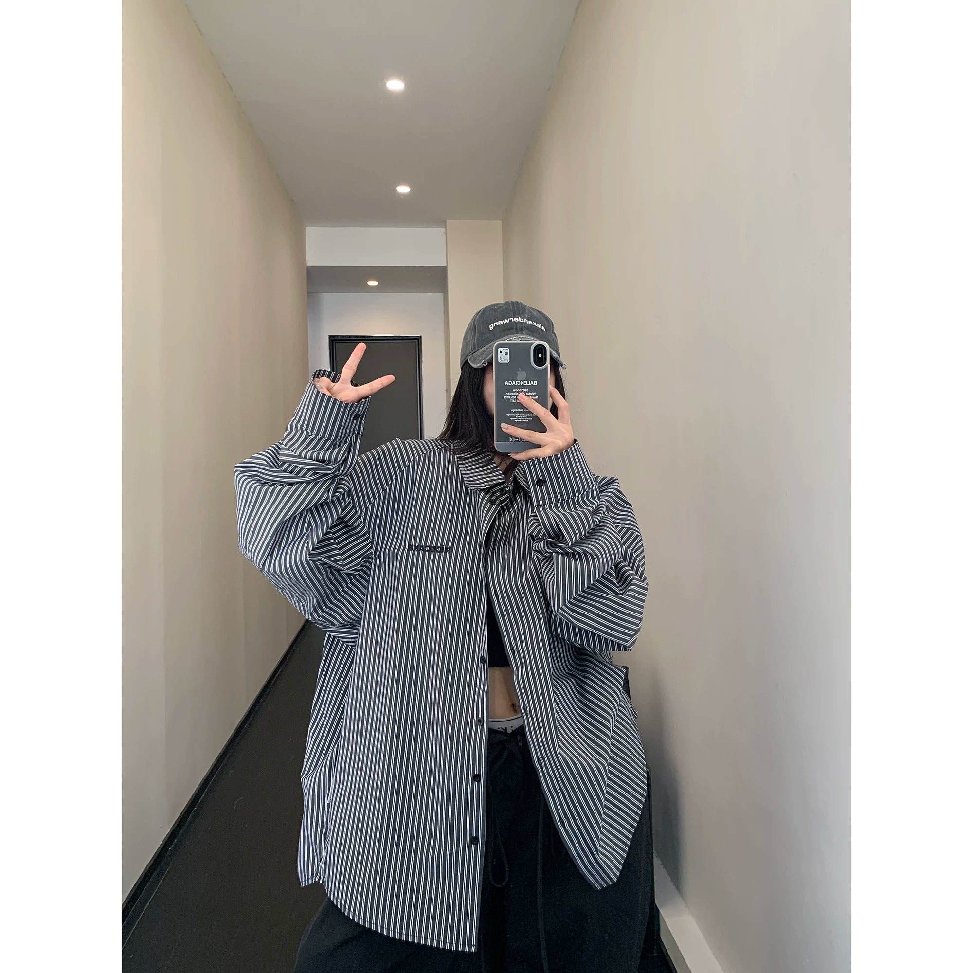 Inkline Oversize Stripe Shirt