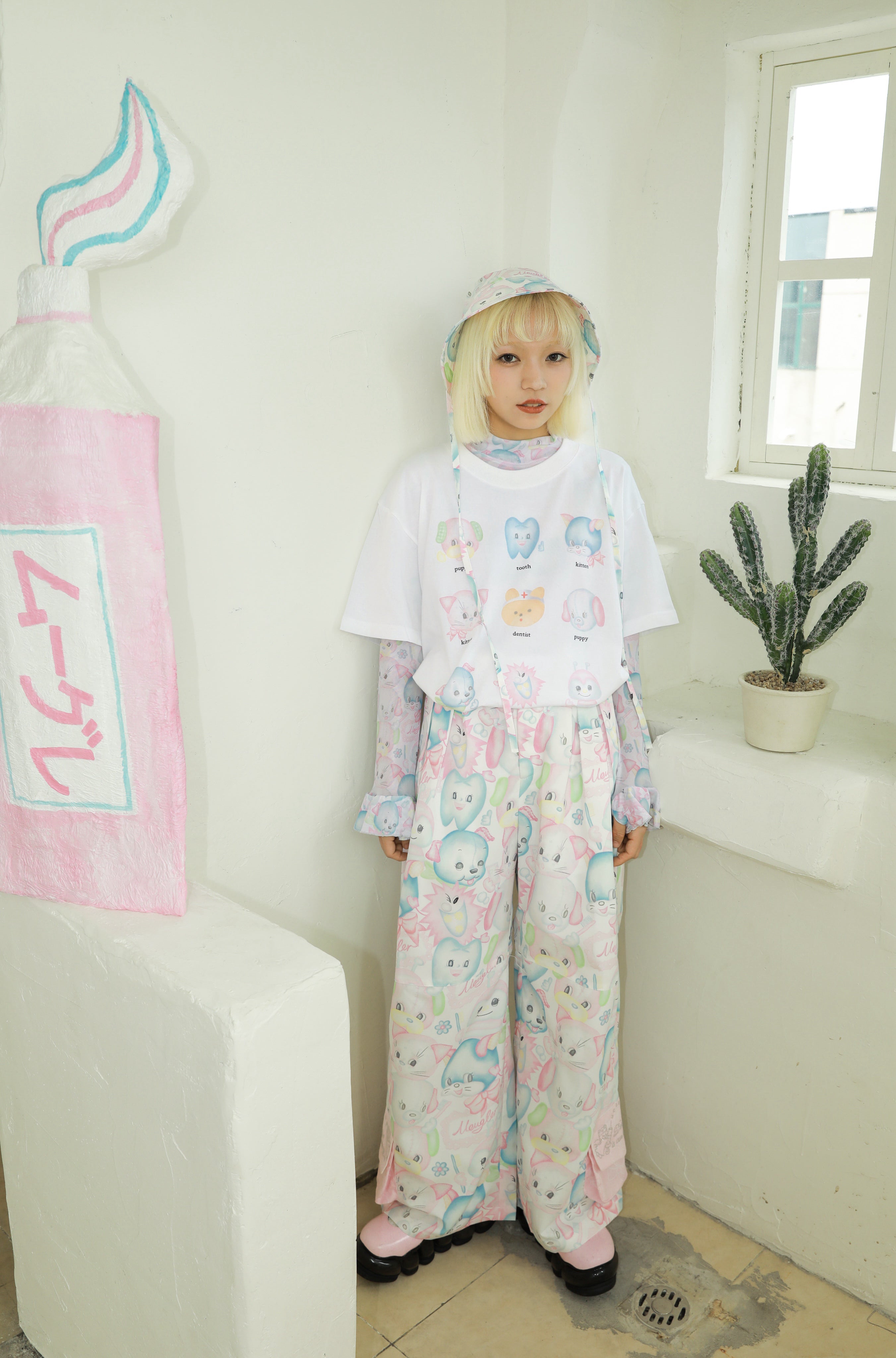 Kawaii Character T-shirt