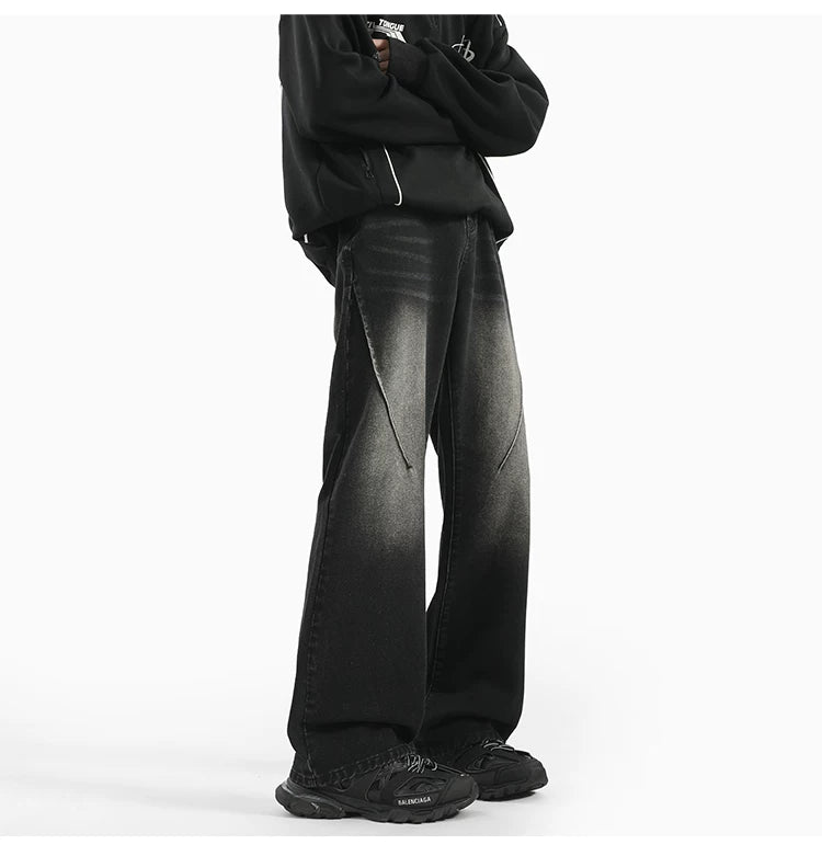 Sunfade Arc Flare Denim Pants