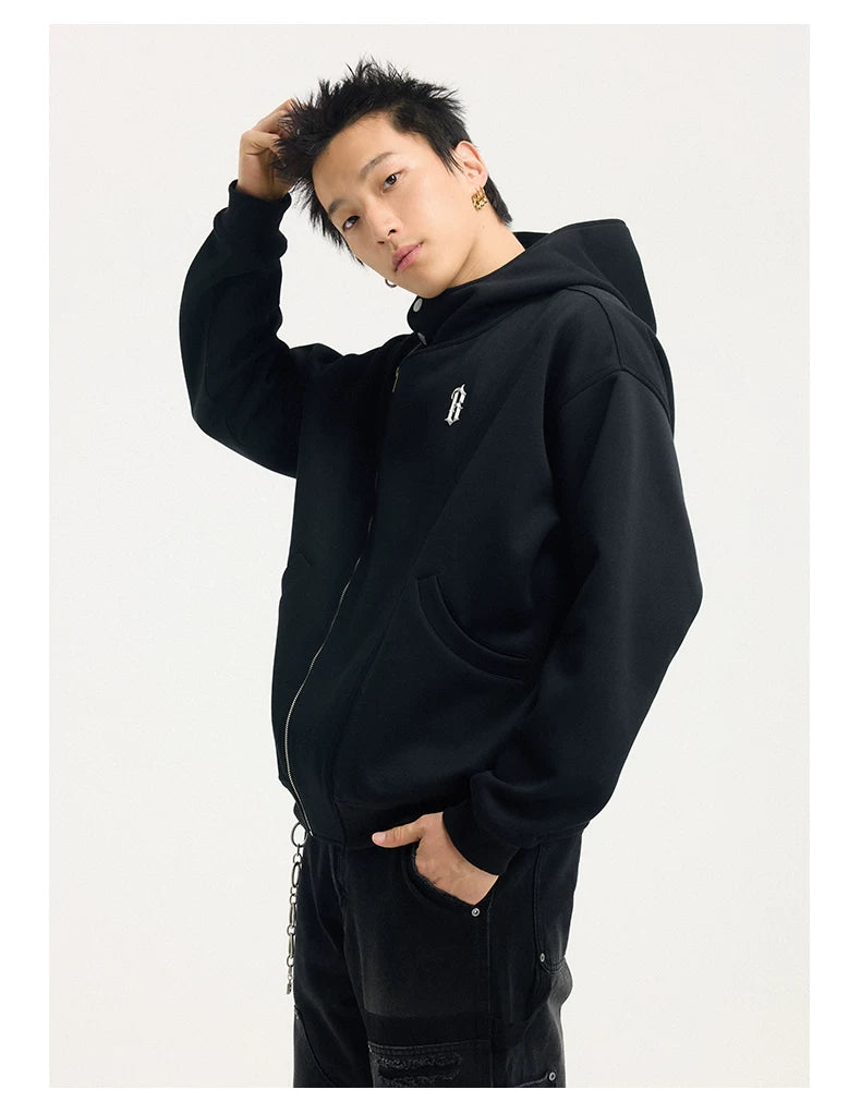 Metro Drape Moto Hoodie Jacket
