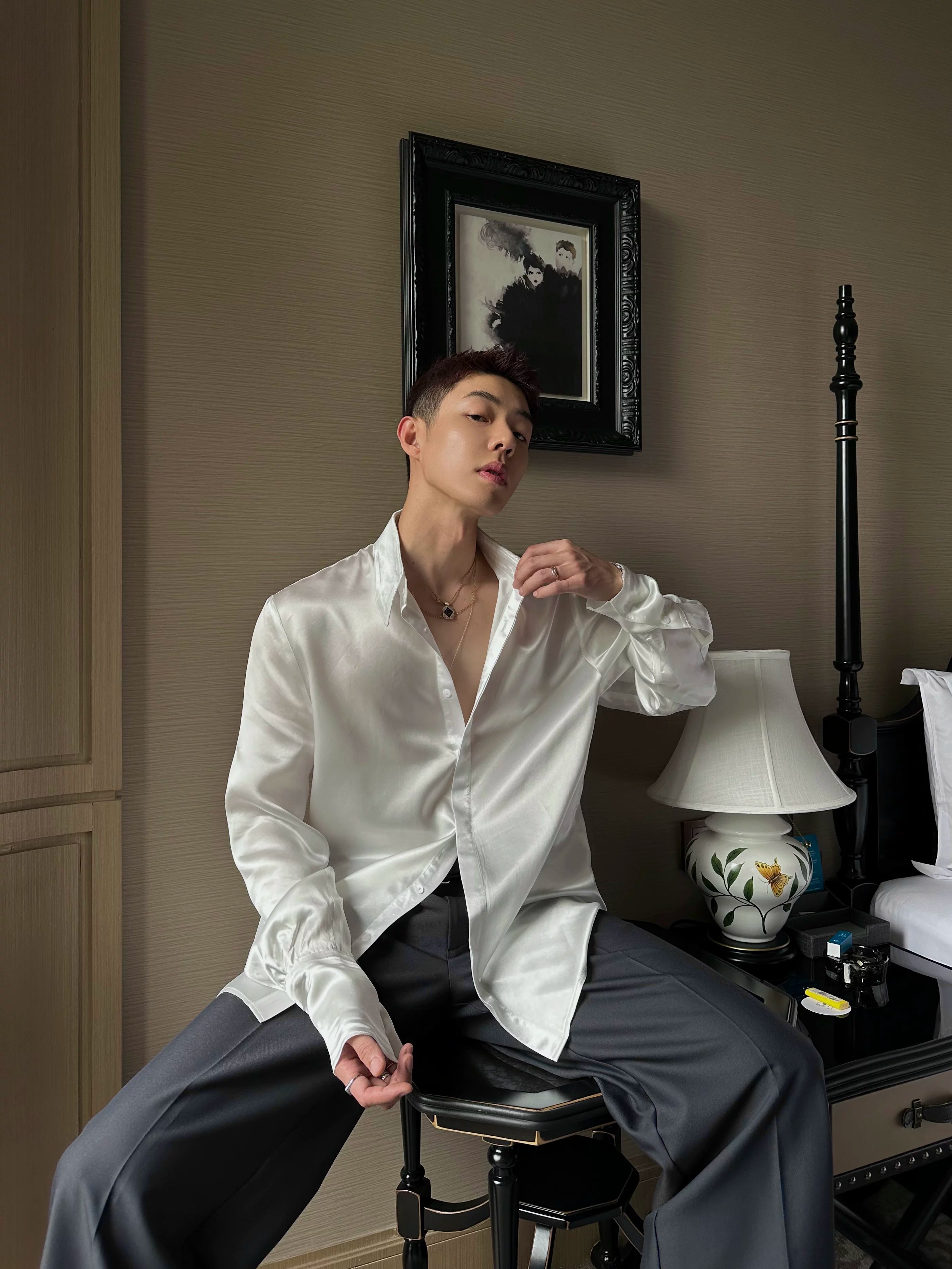 Ivory Drift Overshirt