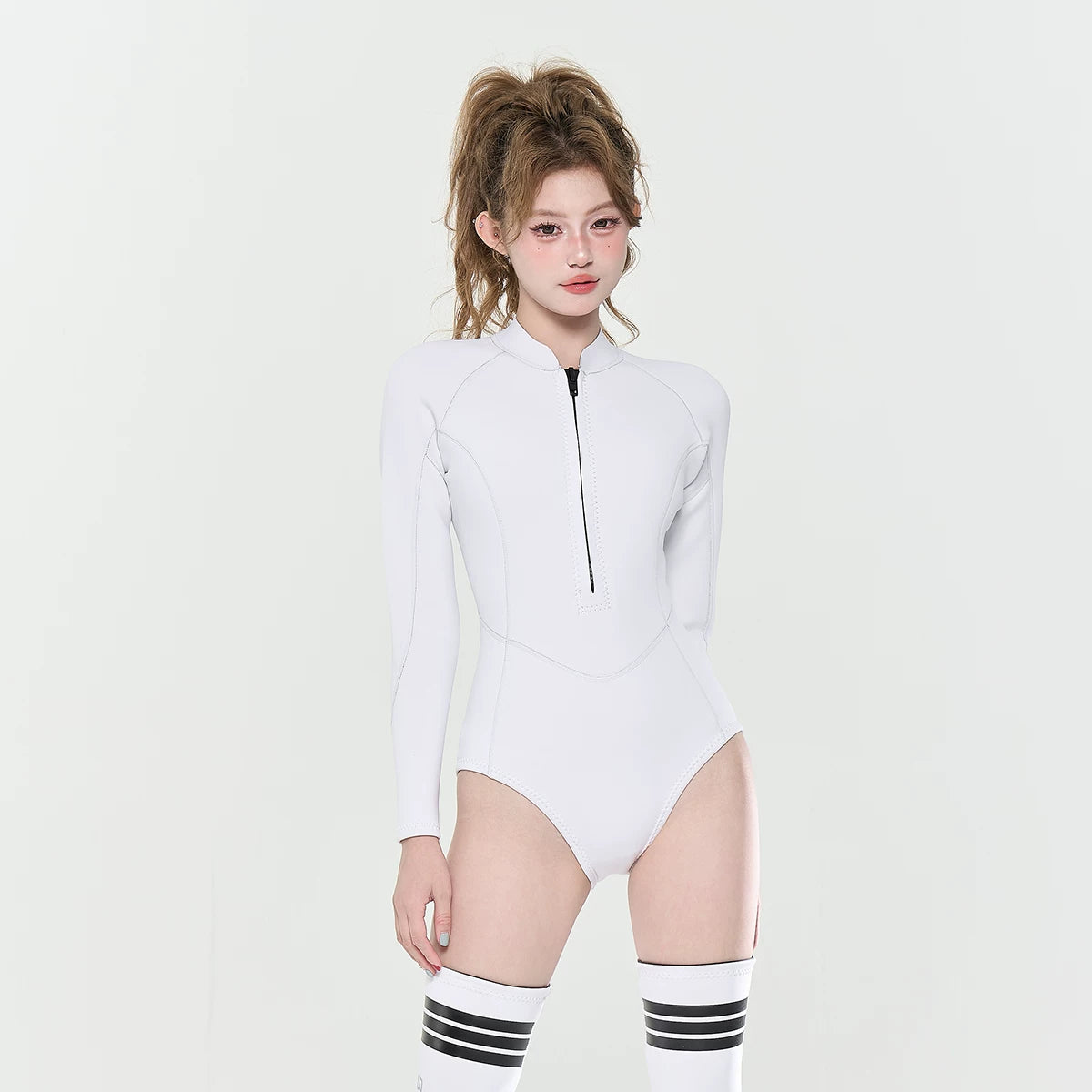 Arctic Rally Long-Sleeve Surf Bodysuit