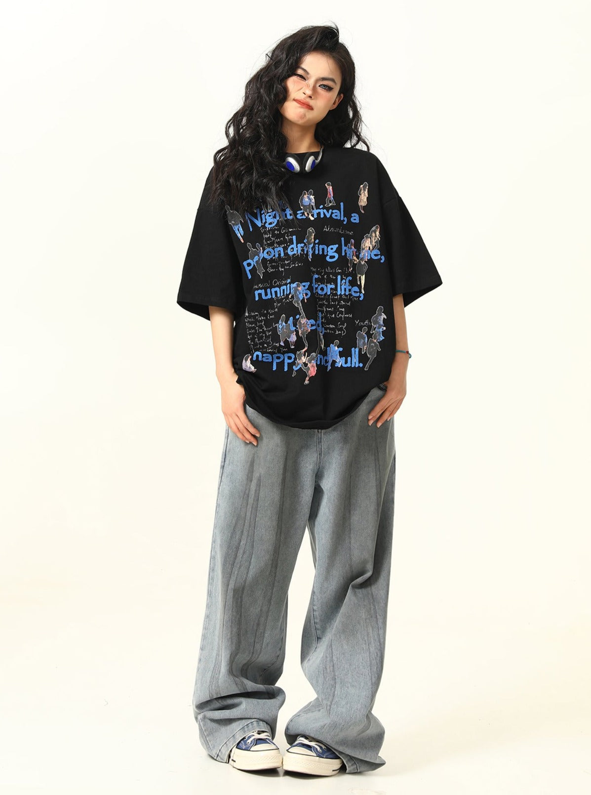 Graphic Print Oversized T-Shirt