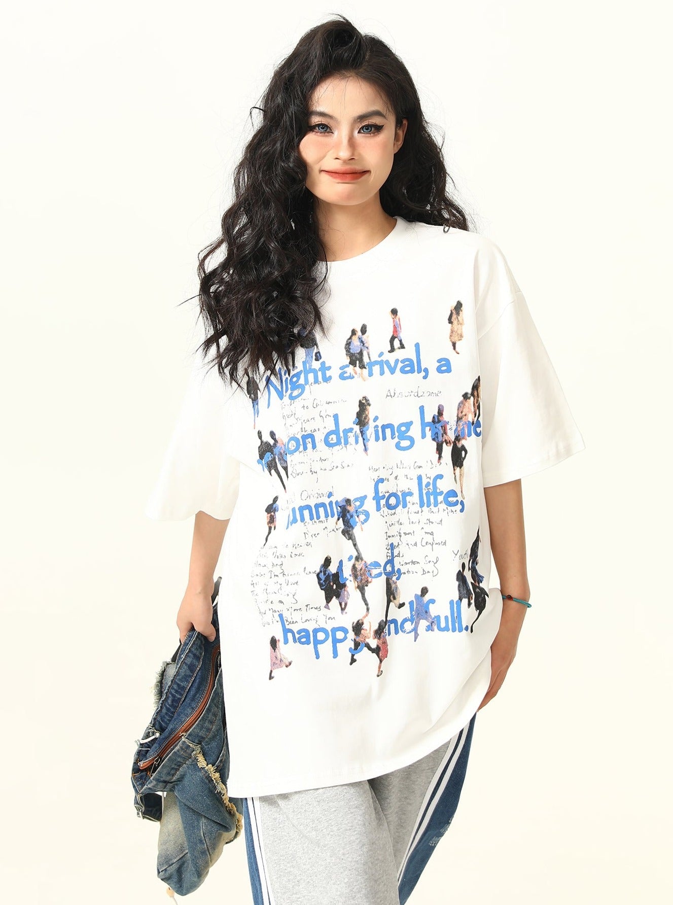 Streetwear Graphic Design Oversized T-Shirt