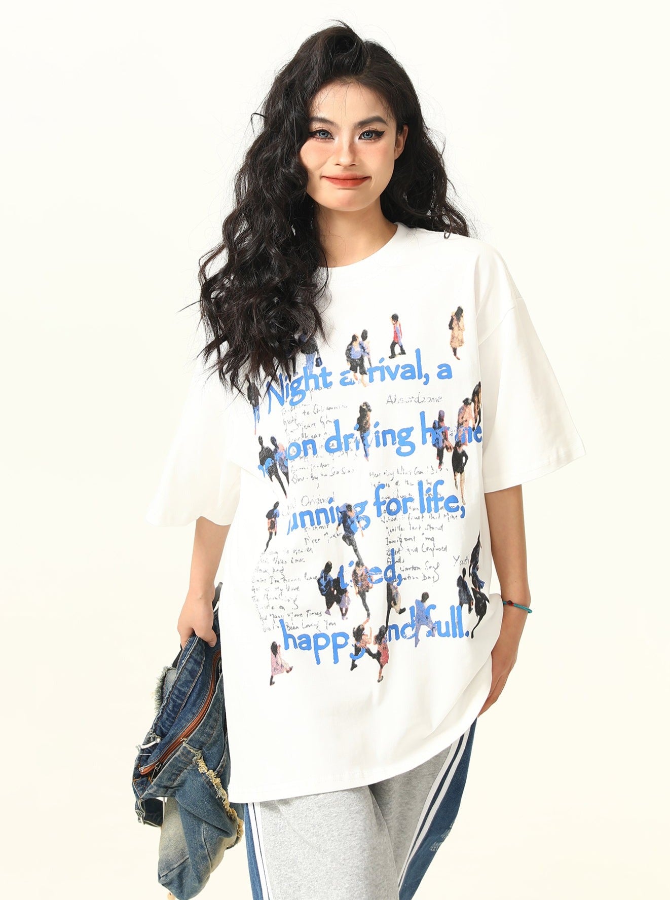 Graphic Print Oversized T-Shirt