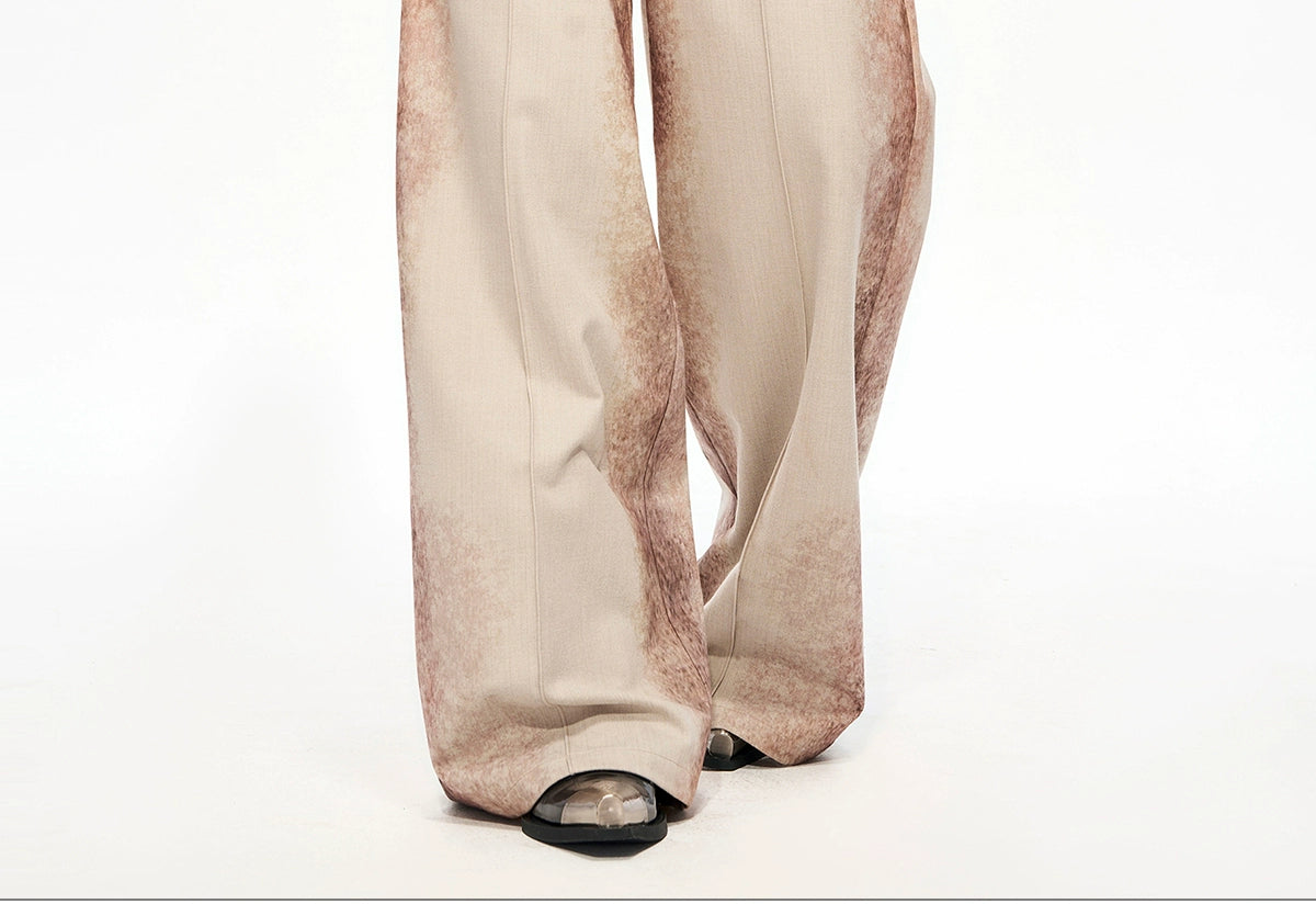 Rust Mirage Distressed Blazer Jacket and Pants Setup