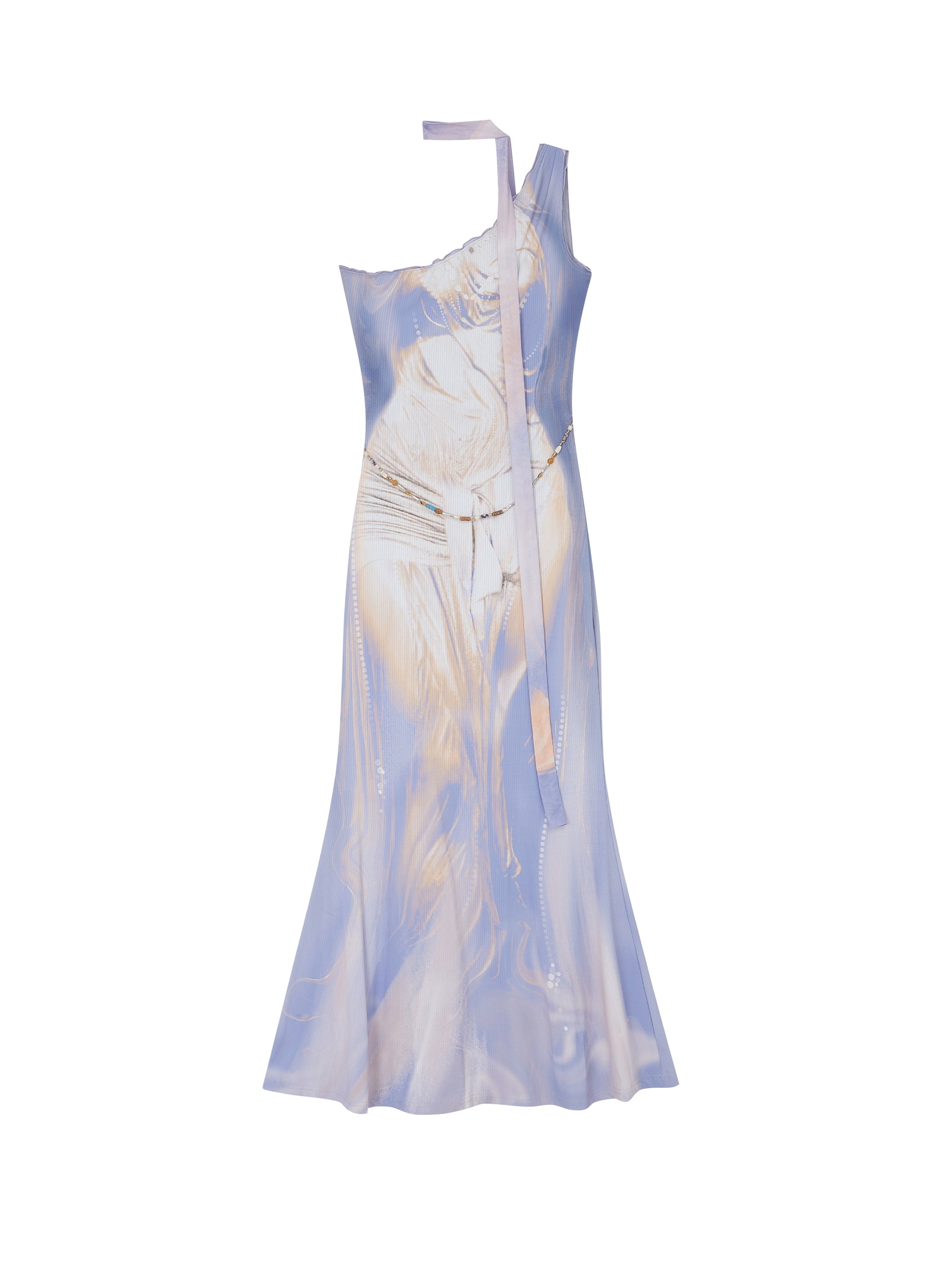 Of Akiva Pastel Tie-Dye Mesh Ensemble