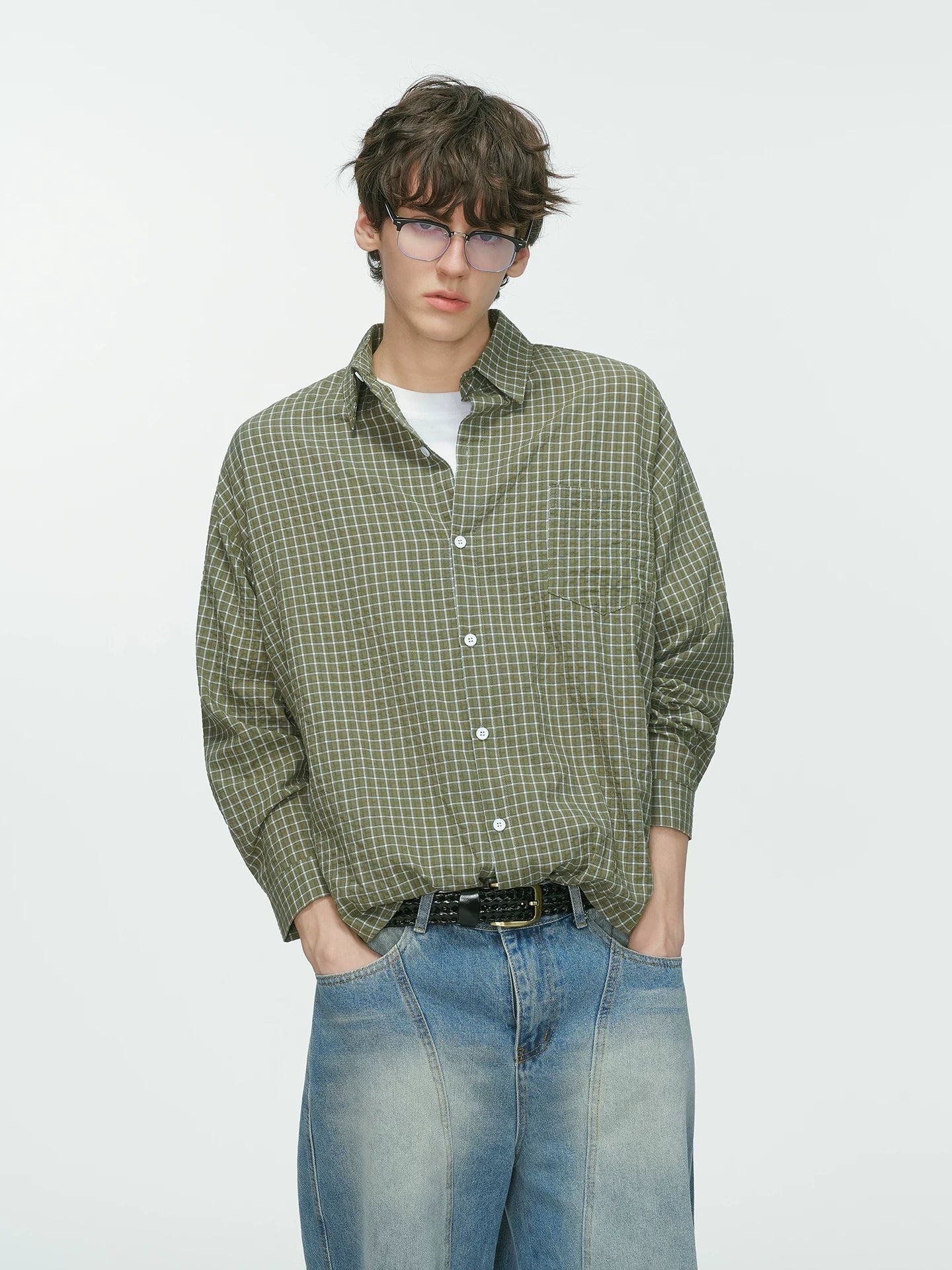 Metro Grid Relax Fit Shirt