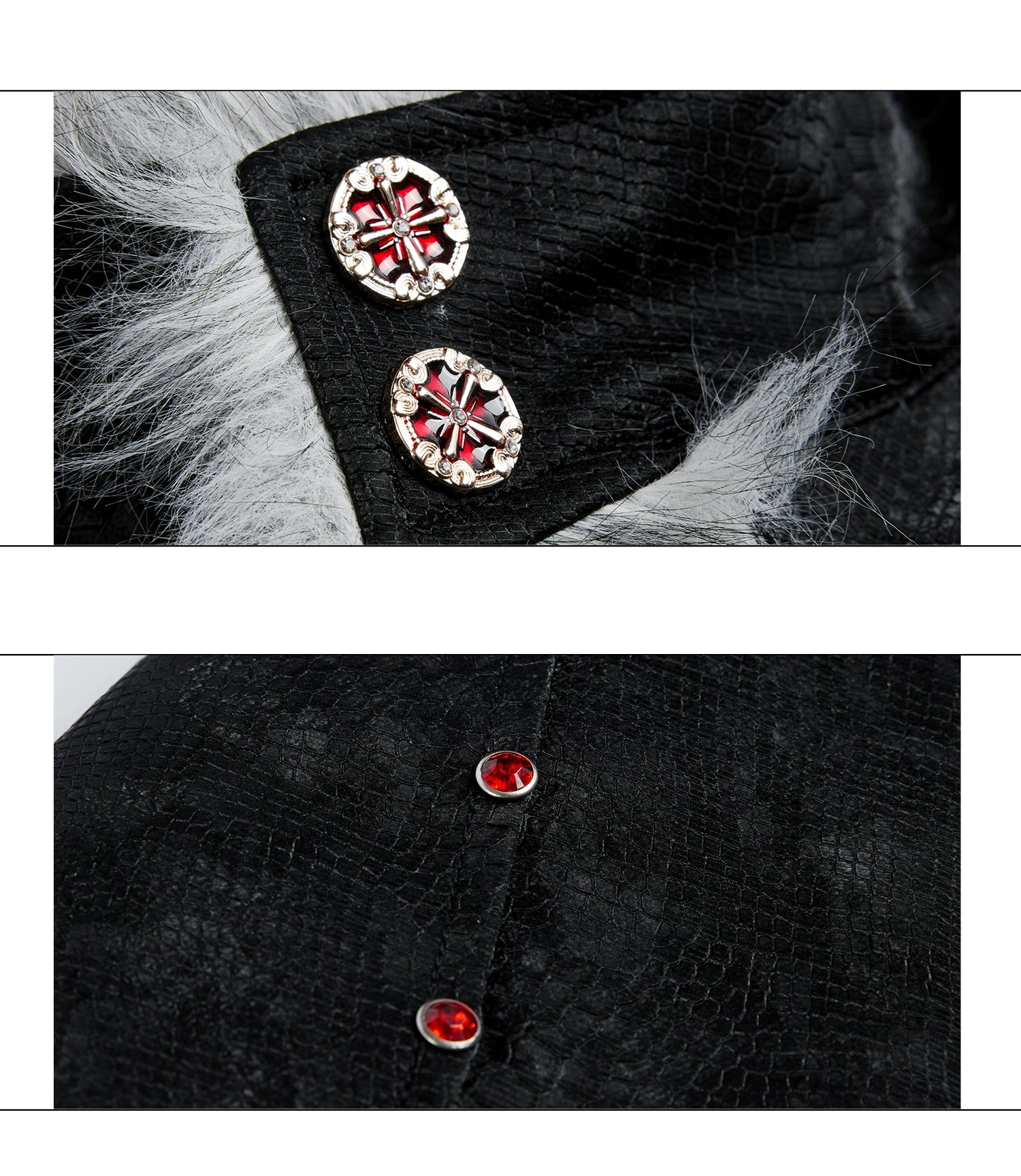 Frosted Dreamscape Faux Fur Jacket