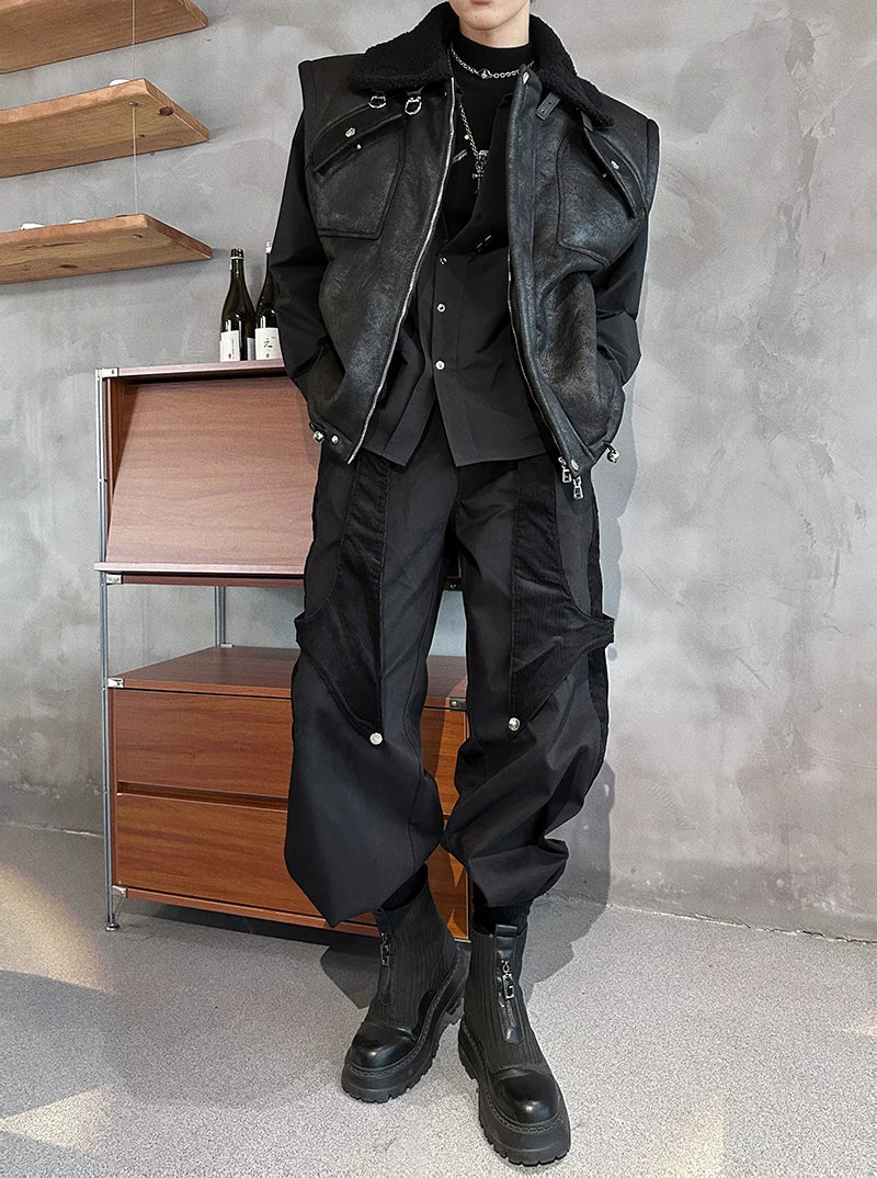 Dune Havoc Draped Panel Cargo Trousers