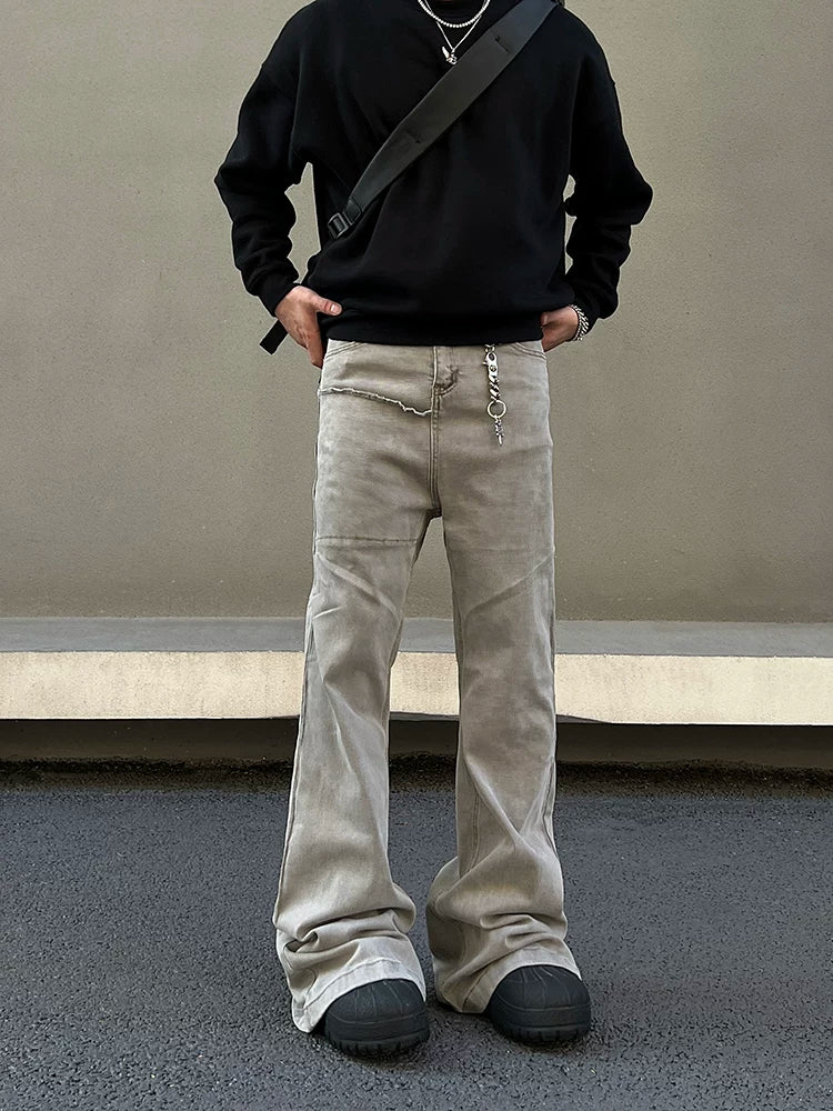 Ashfade Panel Flare Jeans