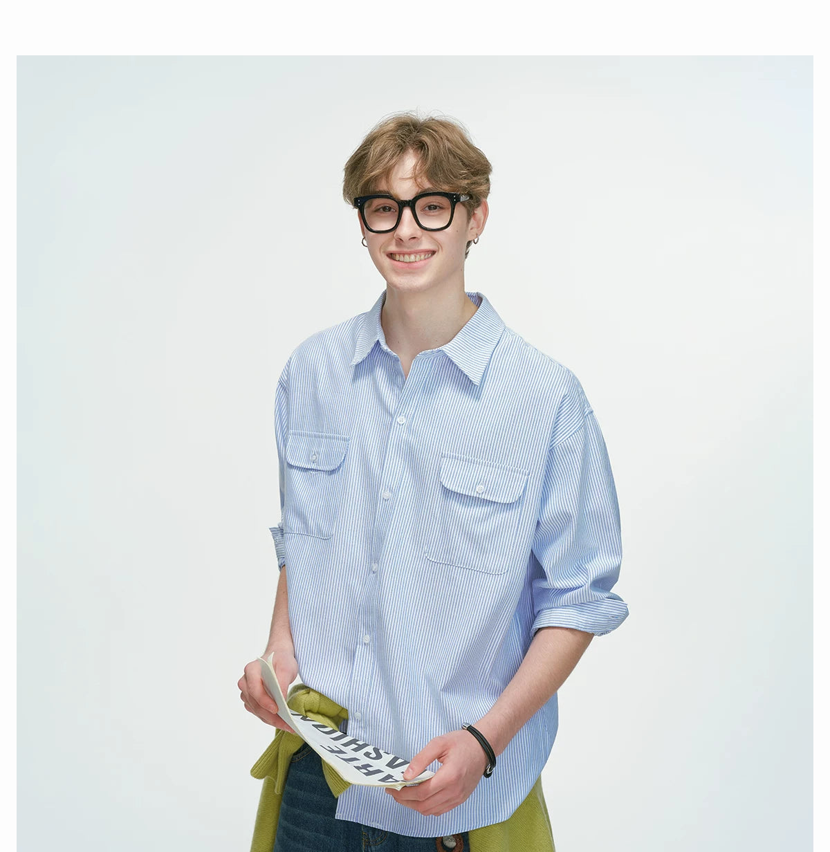 Skyline Pinstripe Utility Shirt