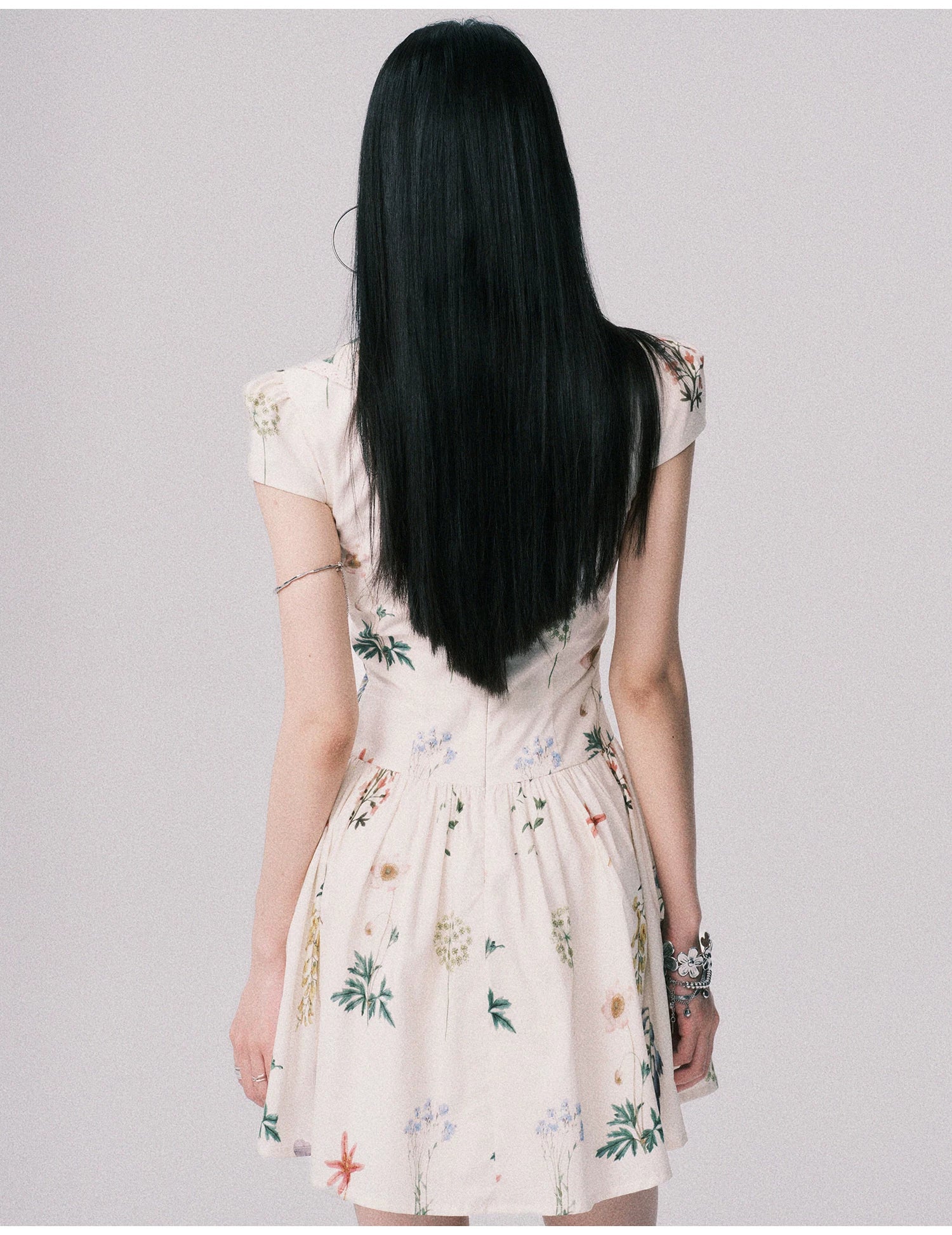 Wildflower Whimsy Collared Mini Dress