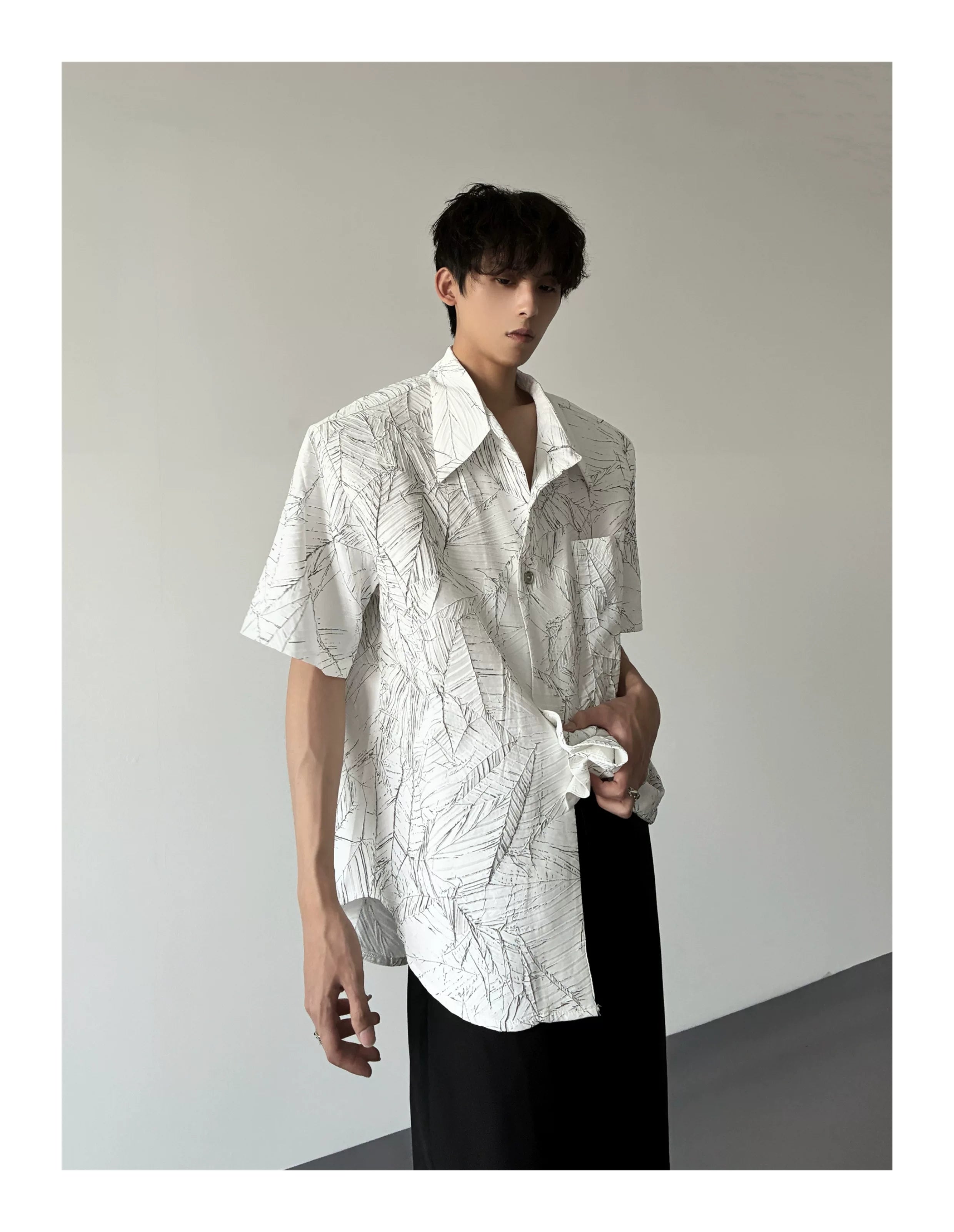 Frost Etch Oversize Shirt