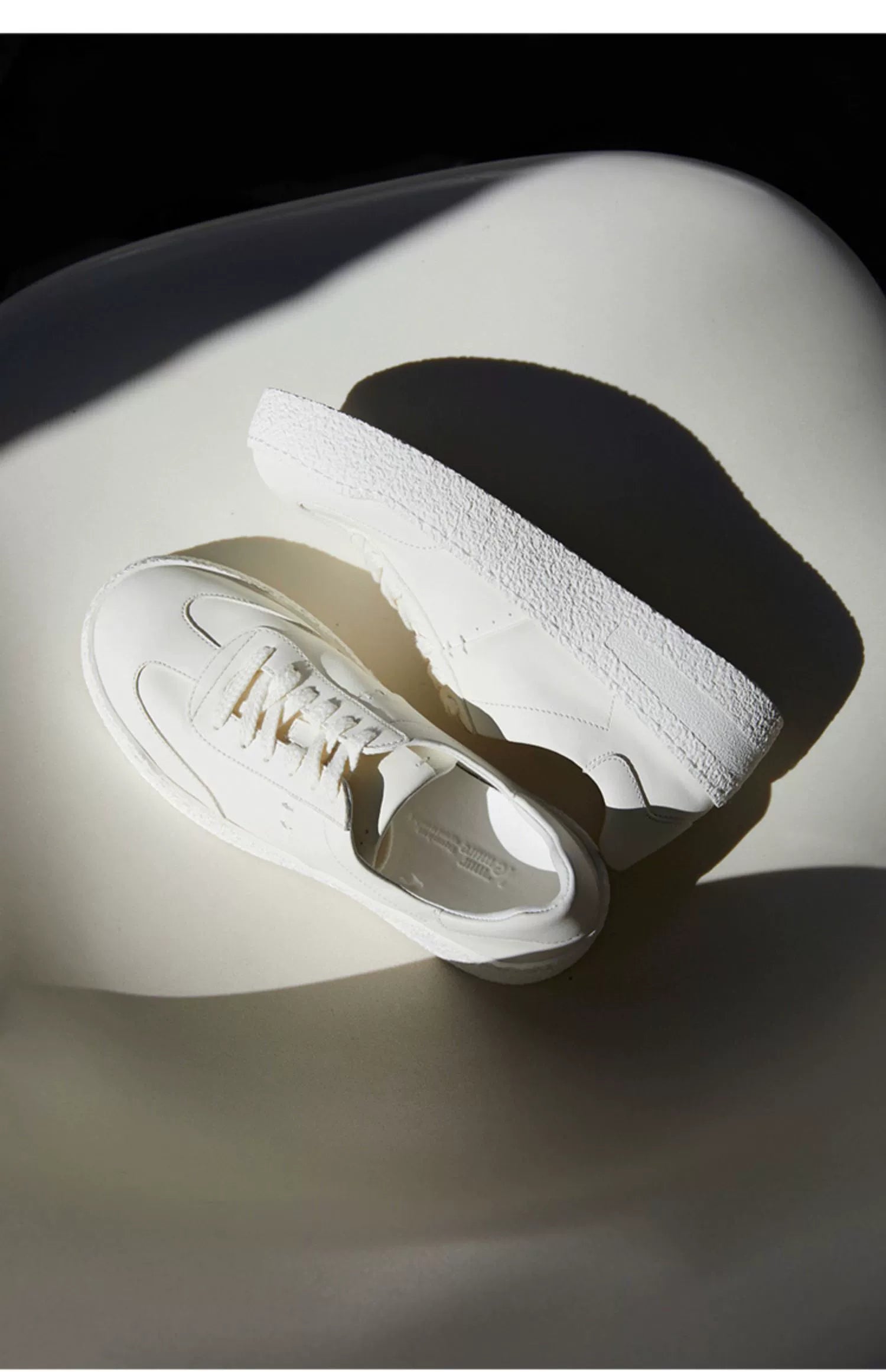 Chunky White Platform Sneakers