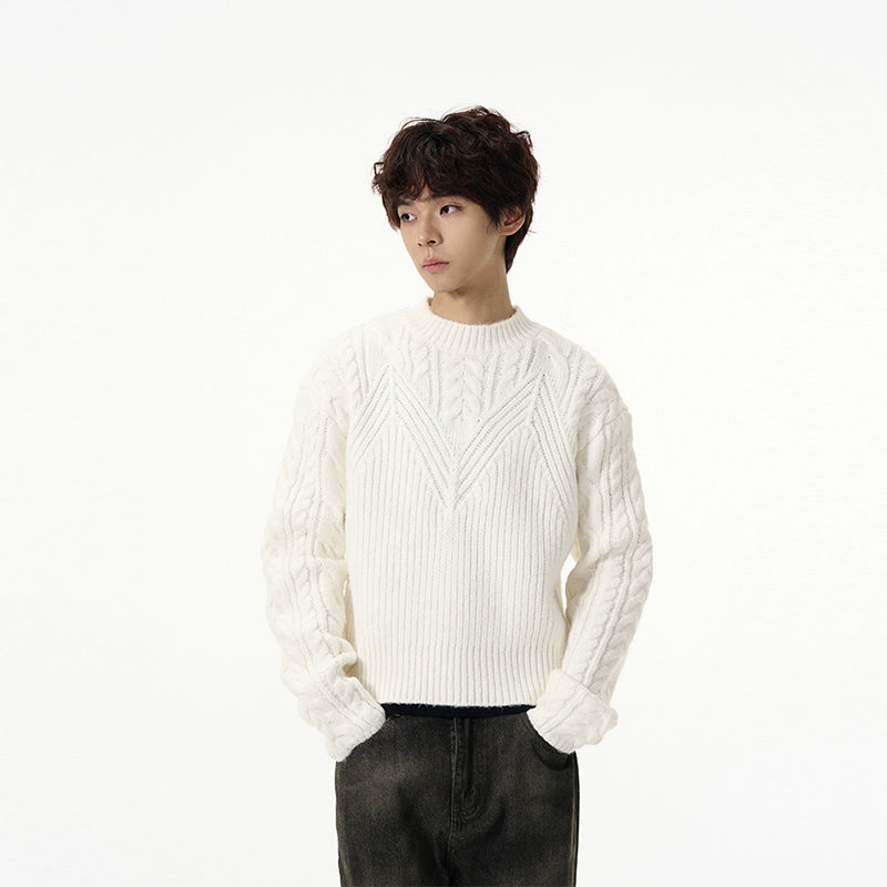 Full Cable Knit Sweater