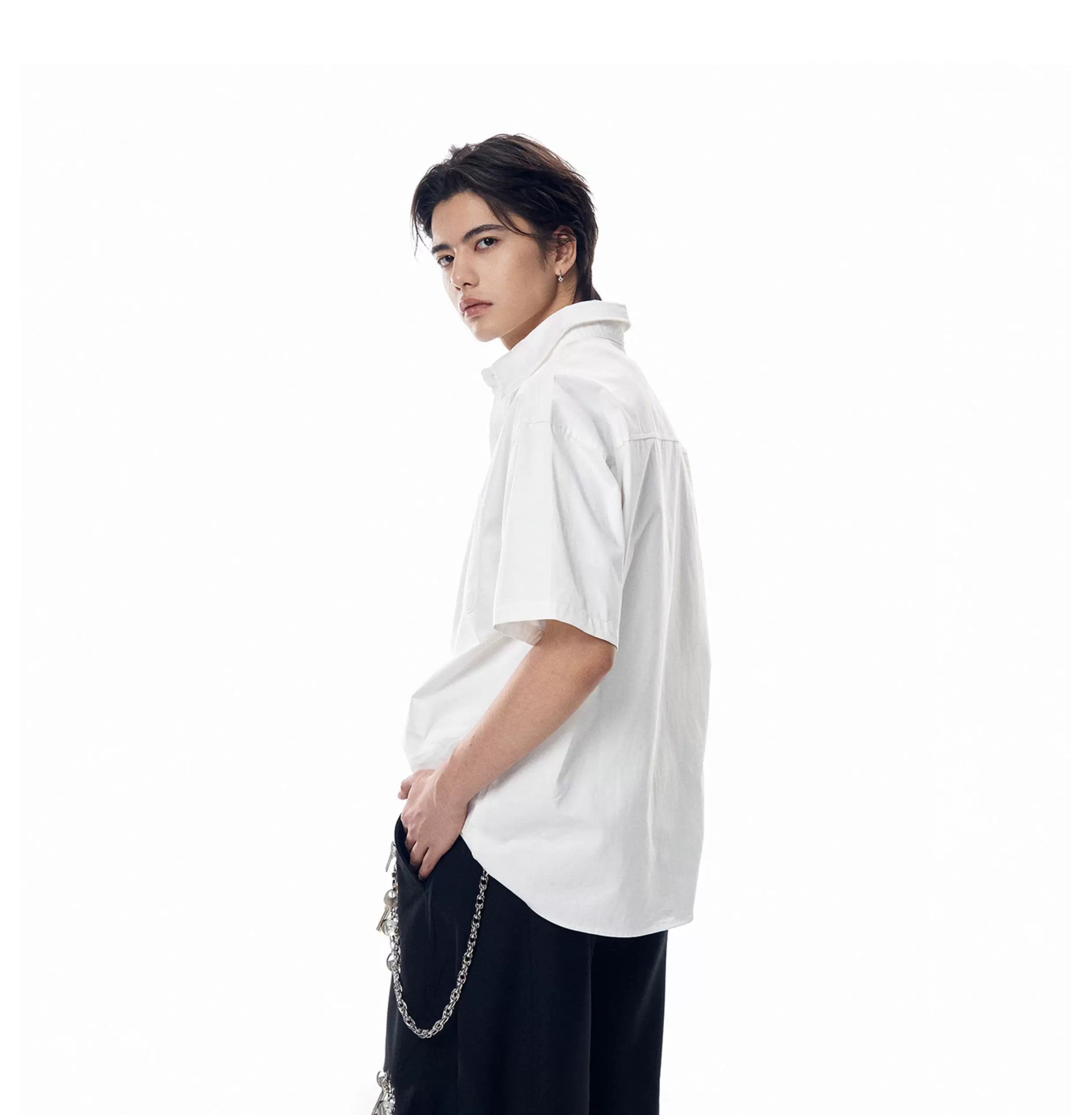Clean Slate Boxy Short-Sleeve Shirt