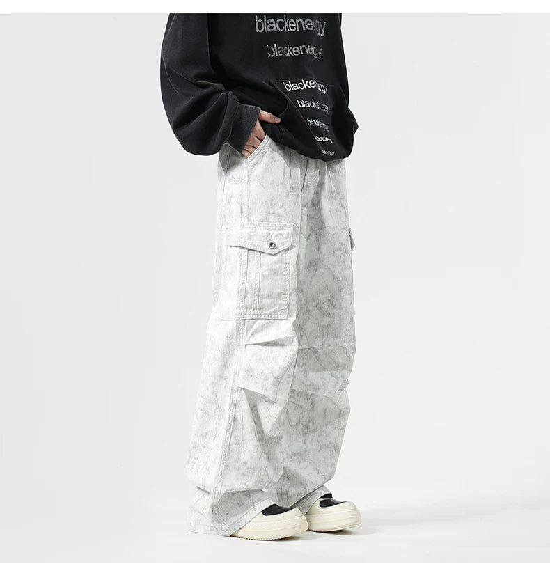 Frost Wash Slouch Cargo Pants