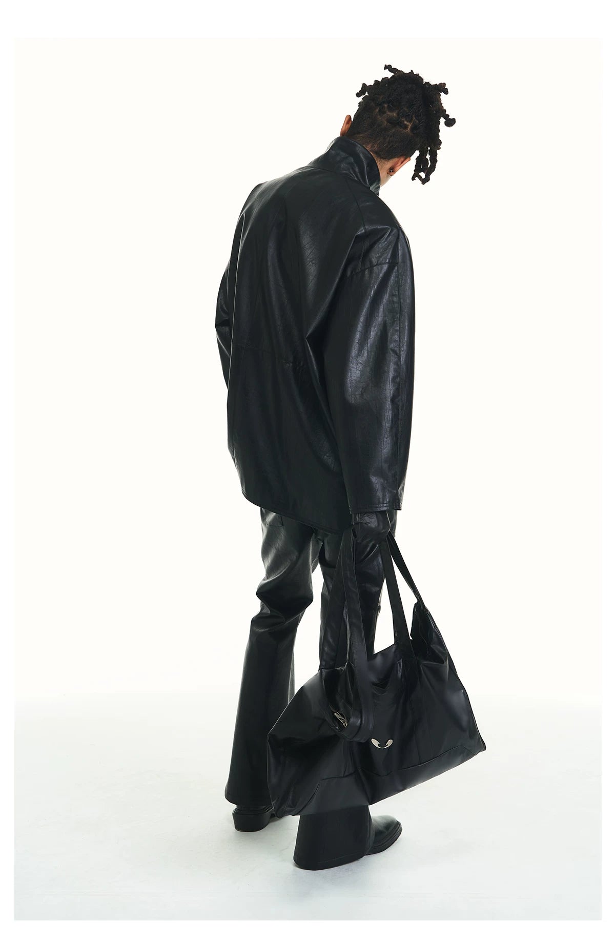 Slouchy Foldover Shoulder Tote Bag