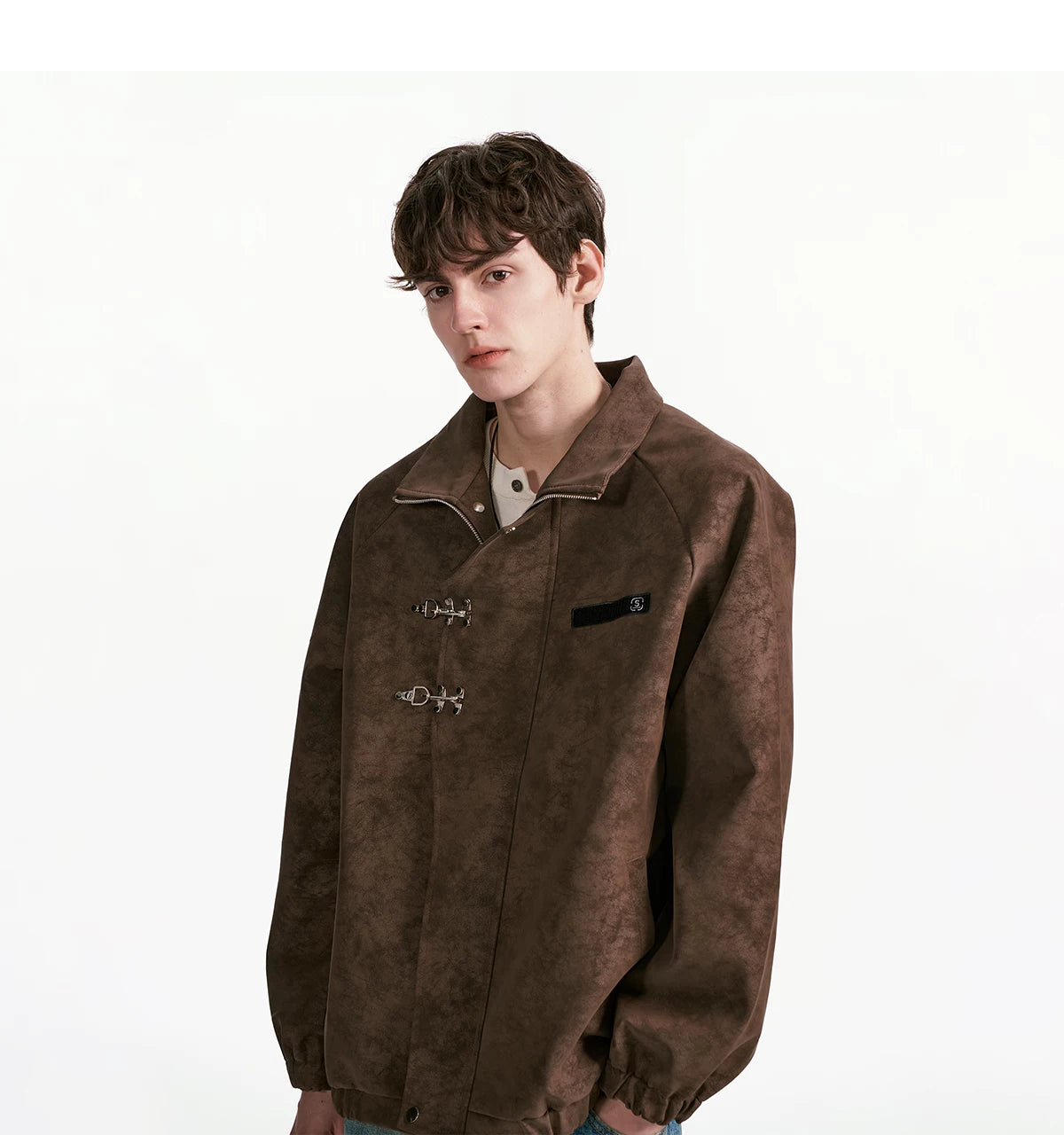 Cinderlock Buckle High‑Neck Jacket