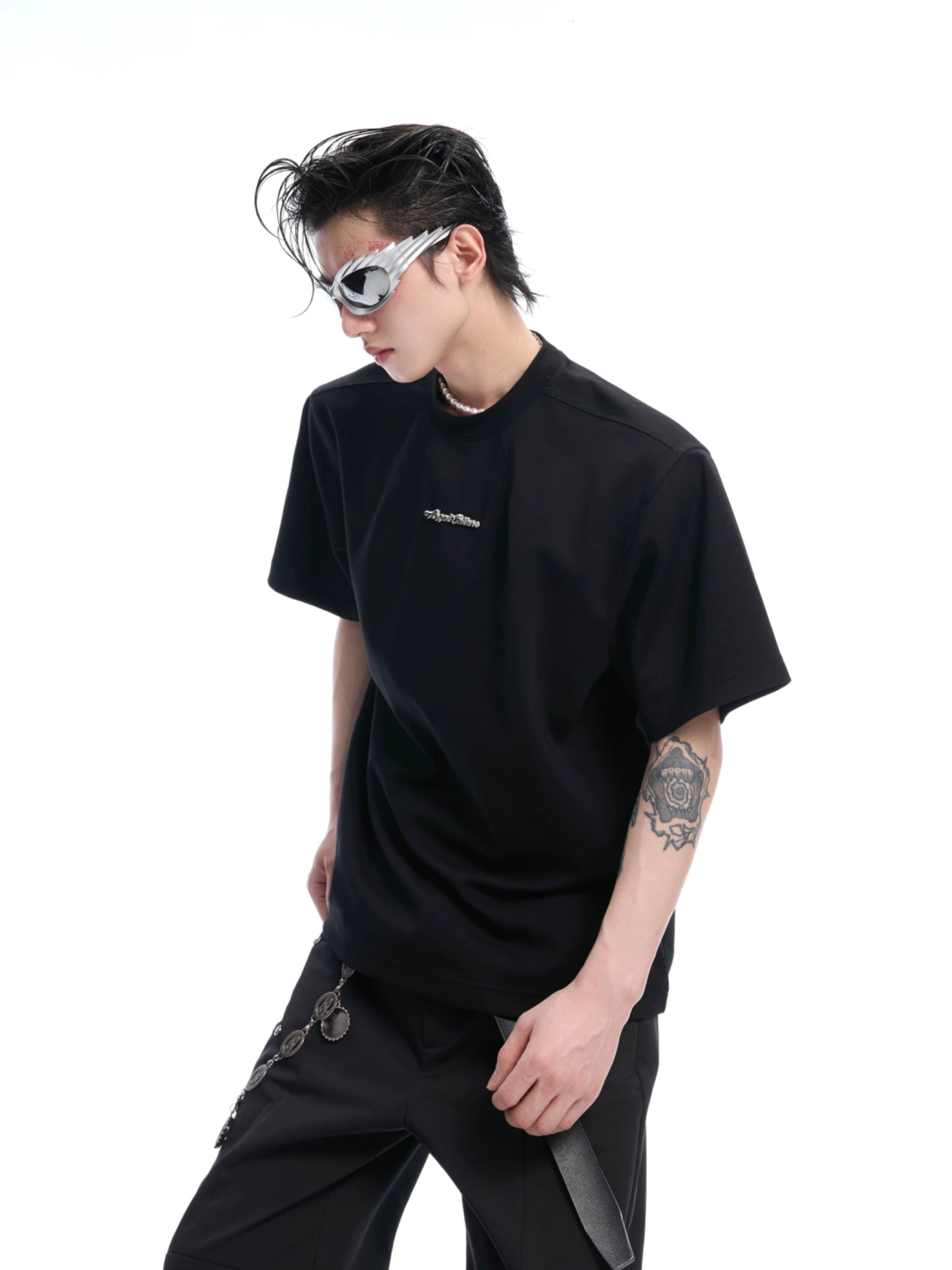 Essential Black Basic Cotton Tee