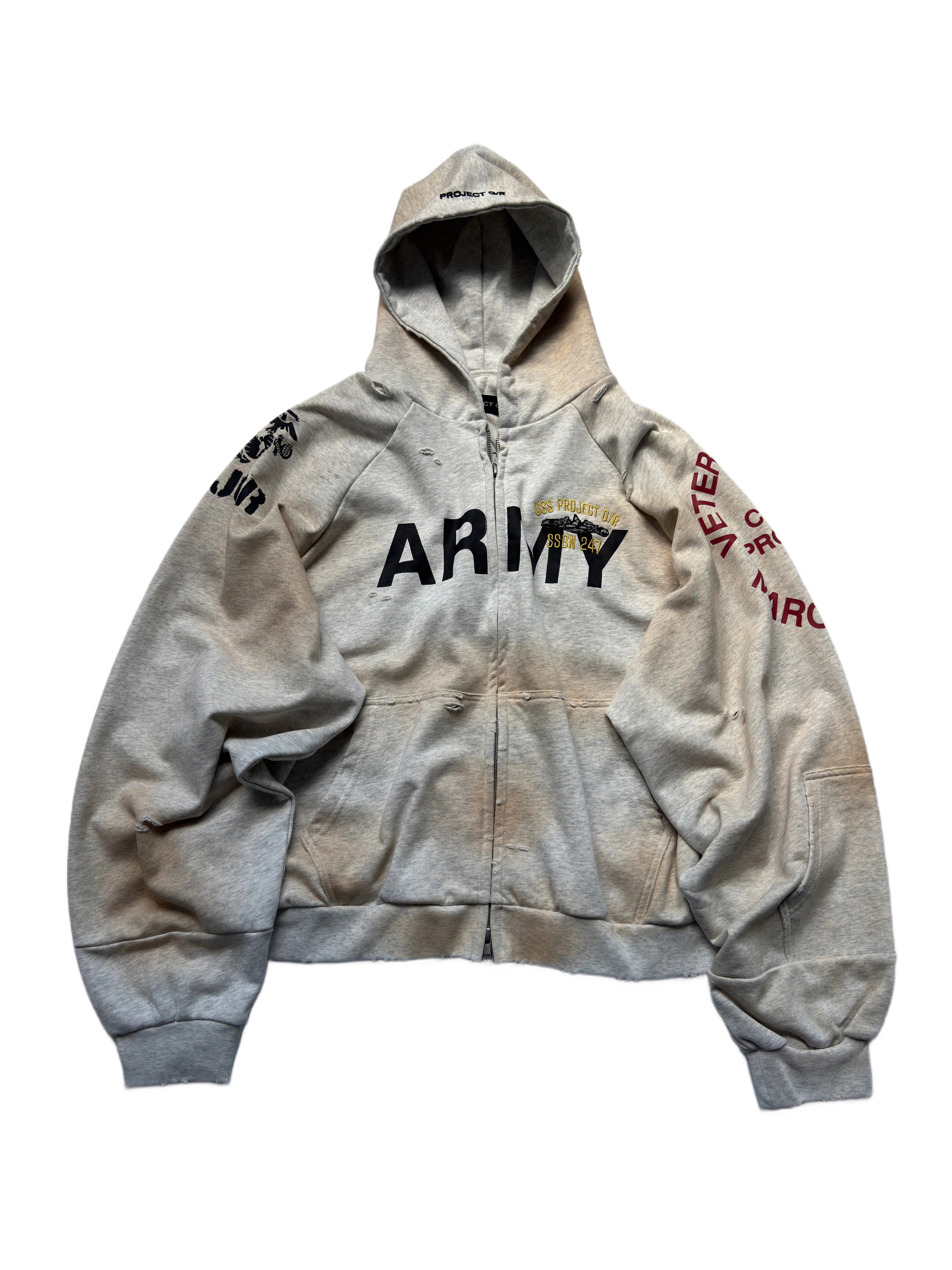 NAVY Duel-Zip Hoodies