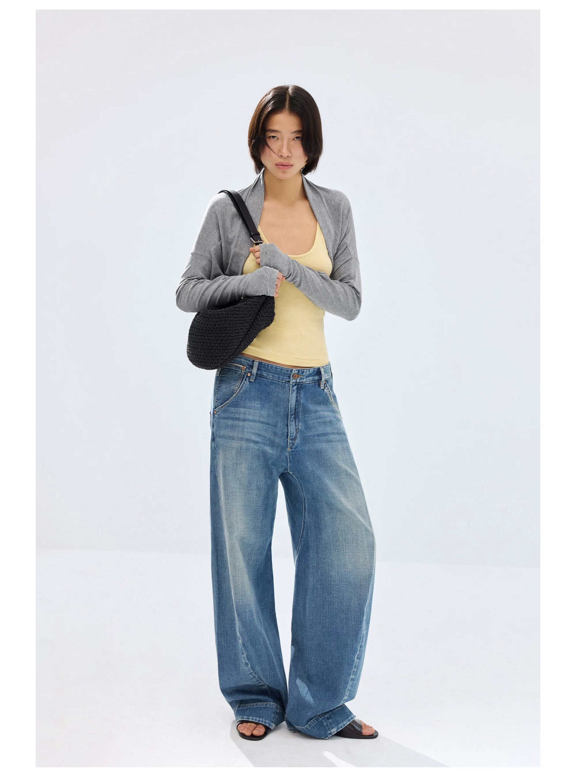 Cropped Shrug Cardigan