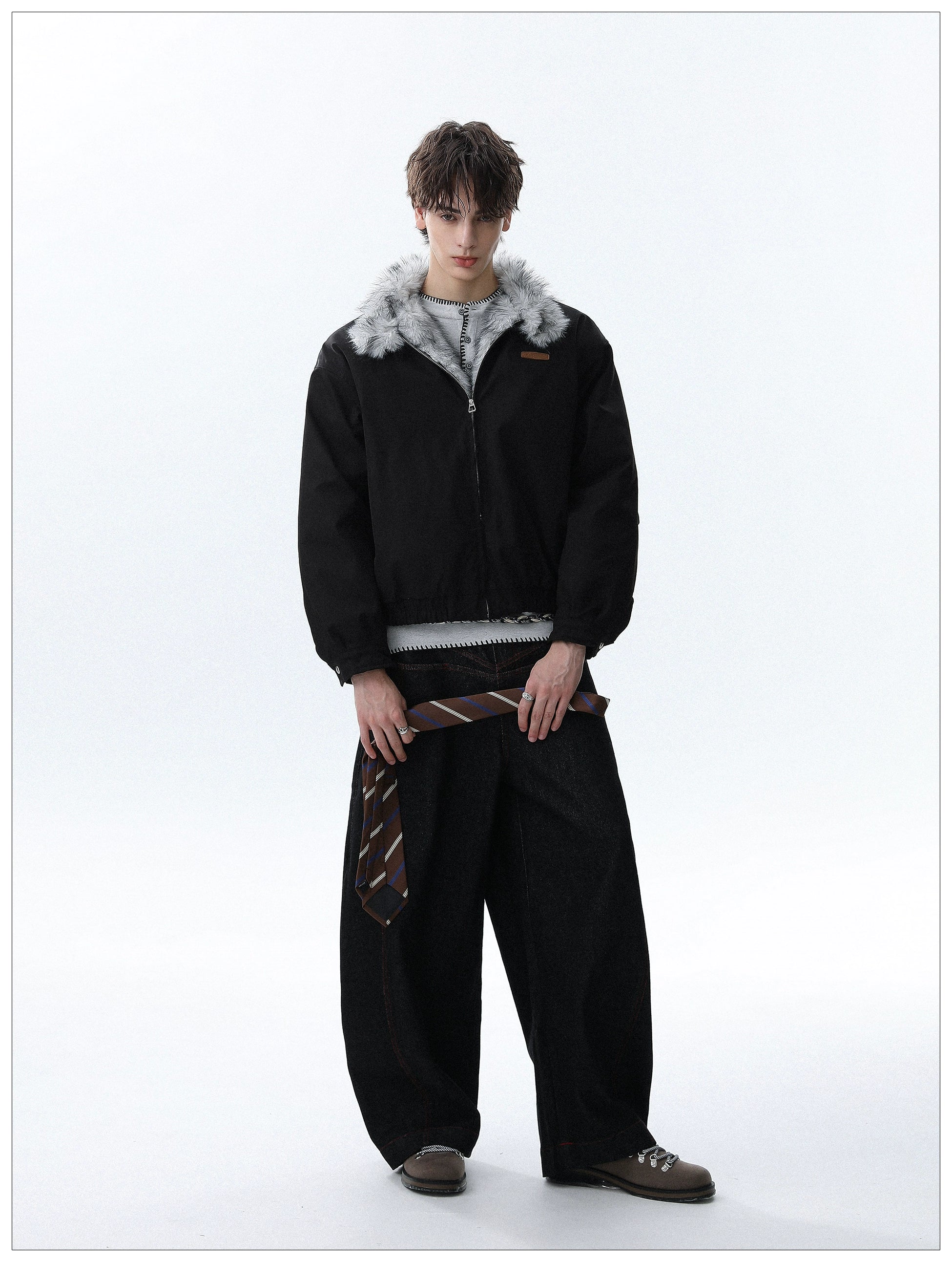 Frost Edge Faux Fur Lined Jacket