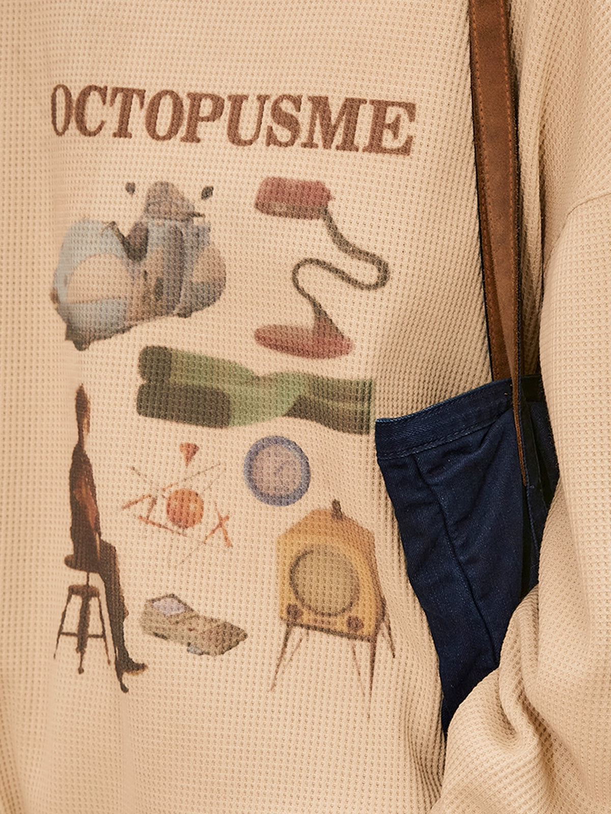 octopusme Oversized Graphic Sweatershirt