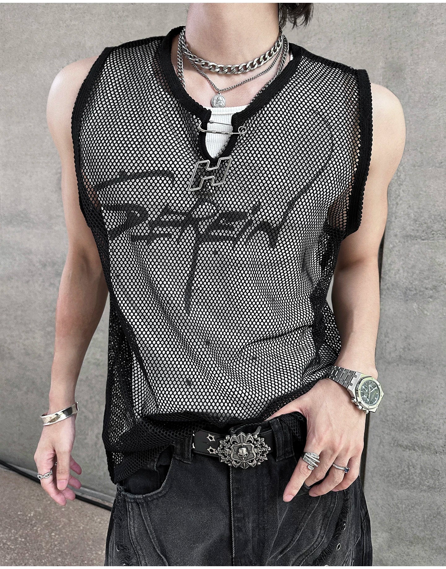 Sigil Ghost Mesh Tank